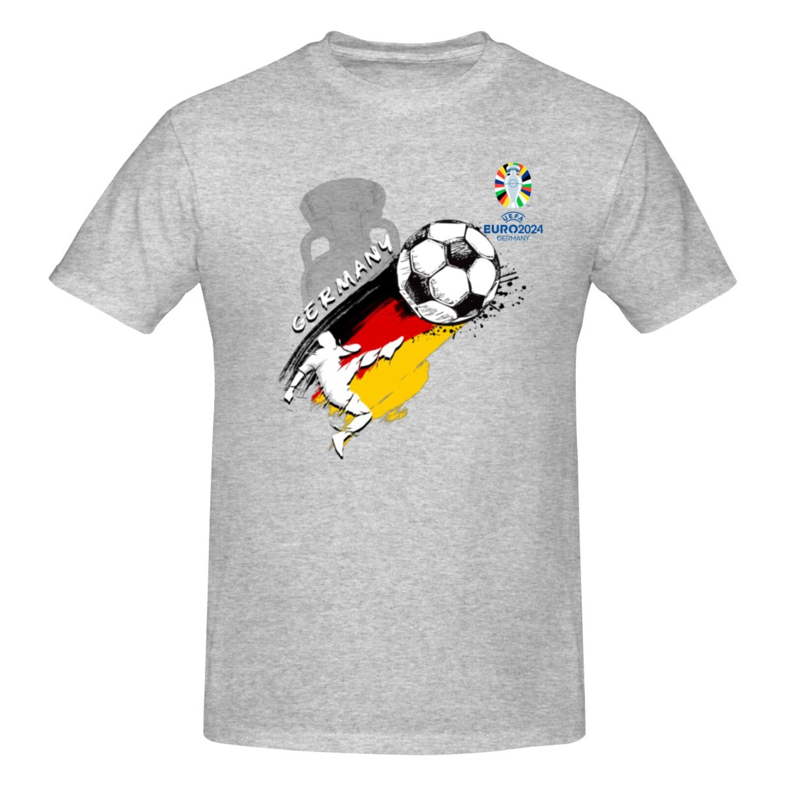 Men's Germany EURO 2024 Basic Short Sleeve T-Shirt BST1679