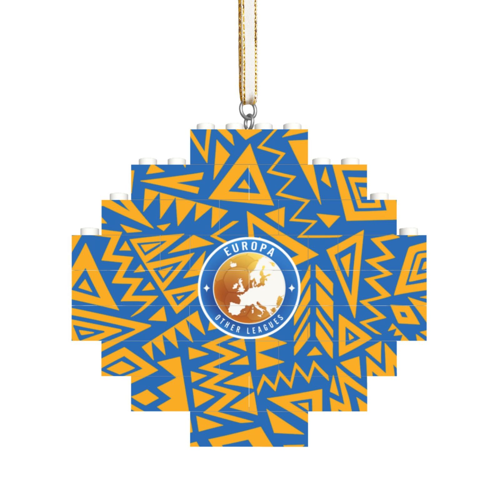 UEFA Europa League Building Block Puzzle Ornament BBP2038