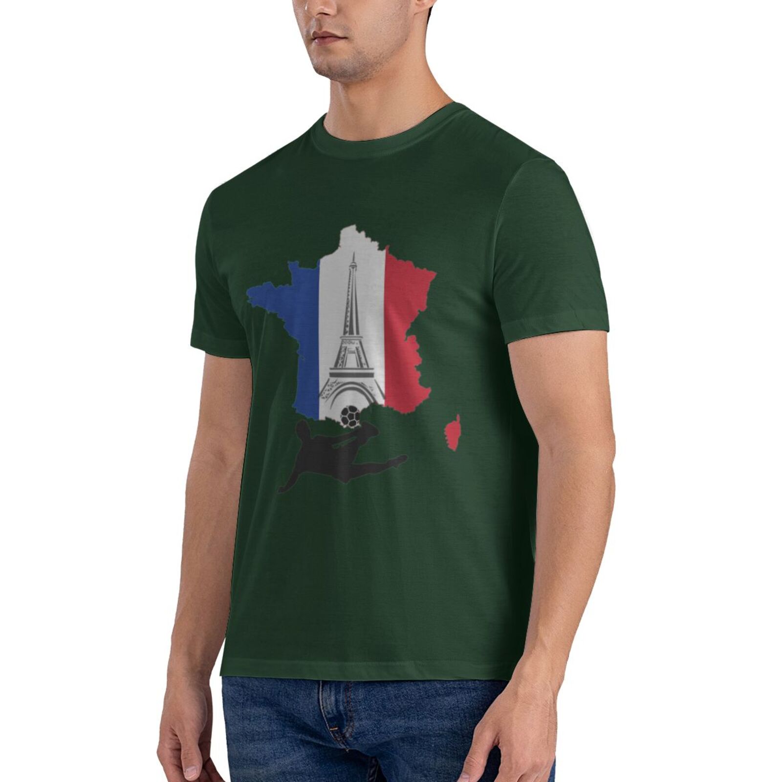 Men's France EURO 2024 Basic Short Sleeve T-Shirt BST1772