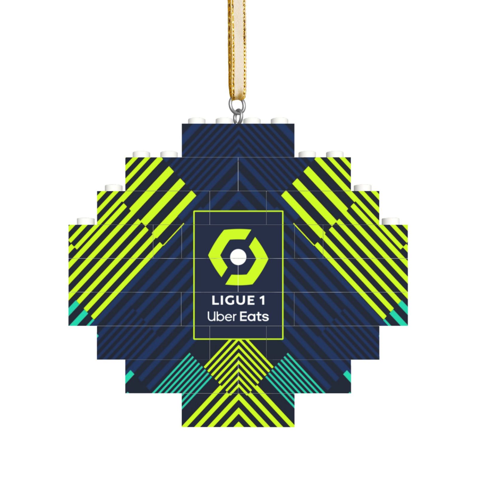 France Football League Building Block Puzzle Ornament BBP2034