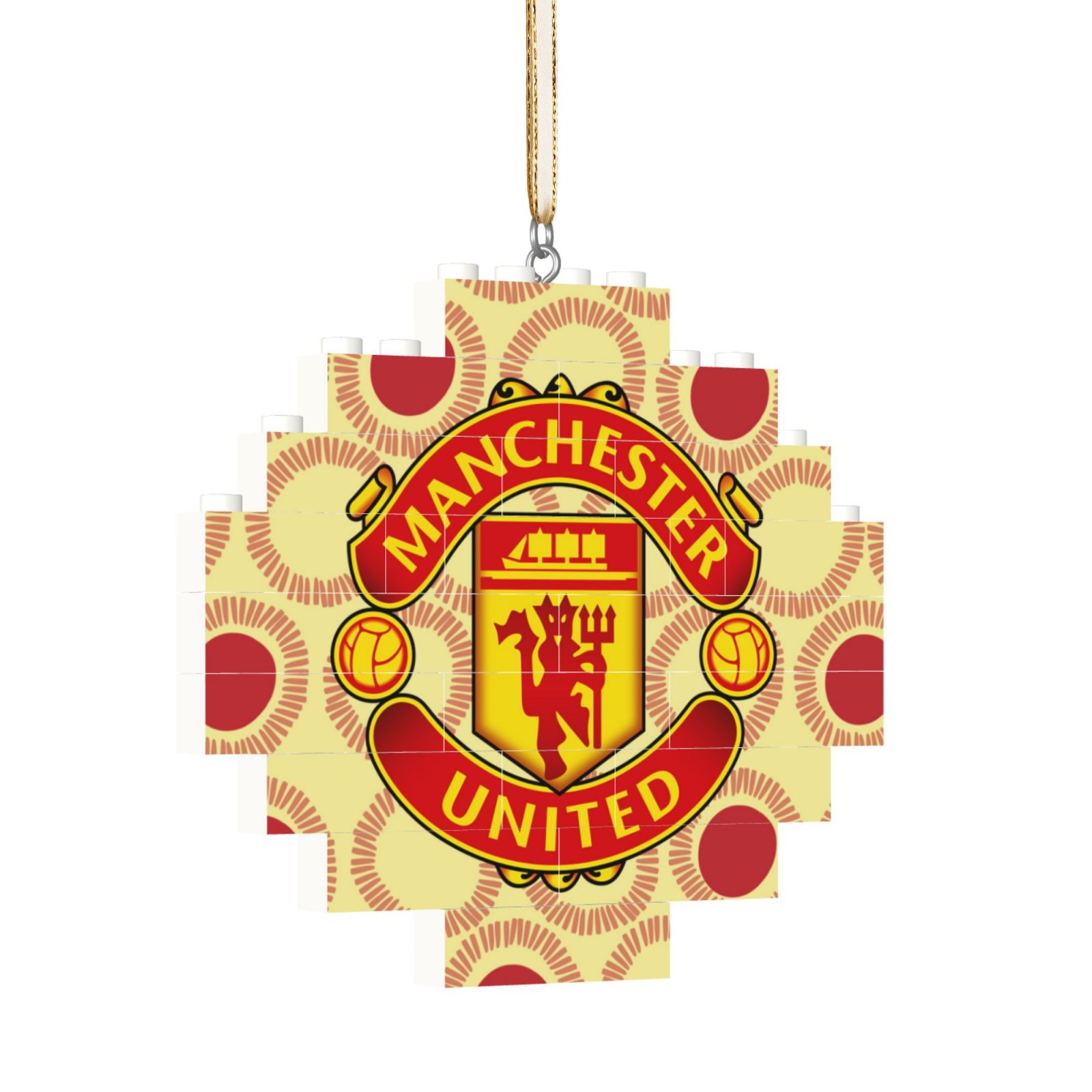 Manchester United Building Block Puzzle Ornament BBP2172