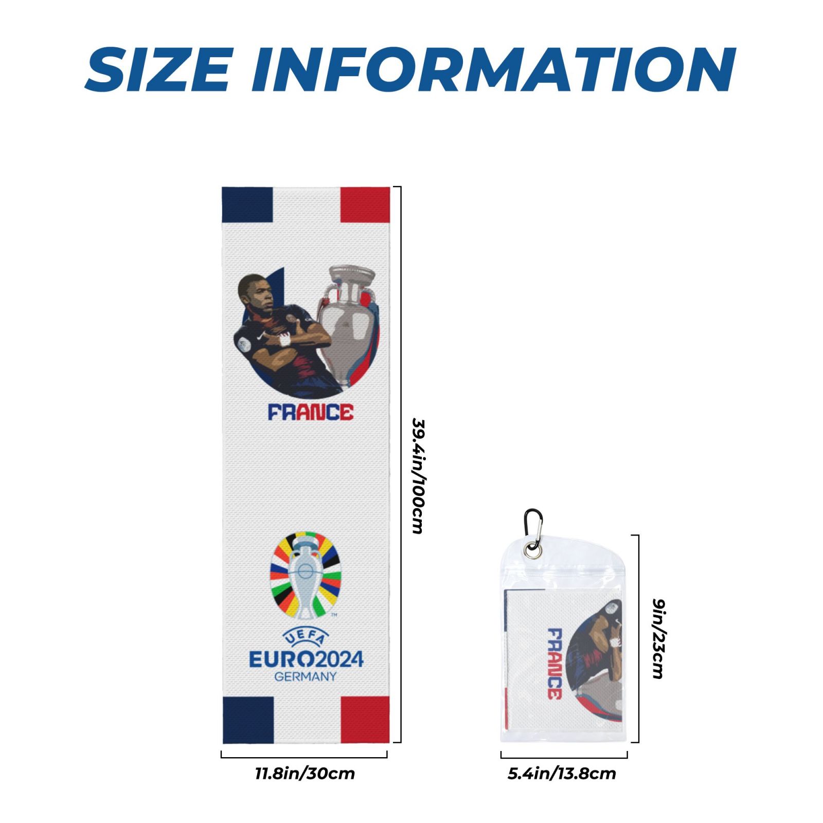 France EURO 2024 Cold Exercise Towel CET1731