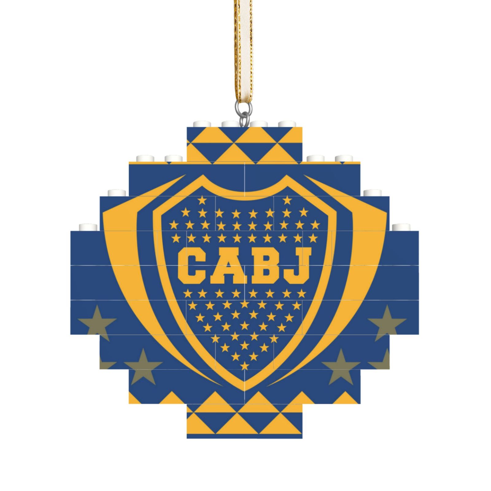 Boca Juniors Building Block Puzzle Ornament BBP2197