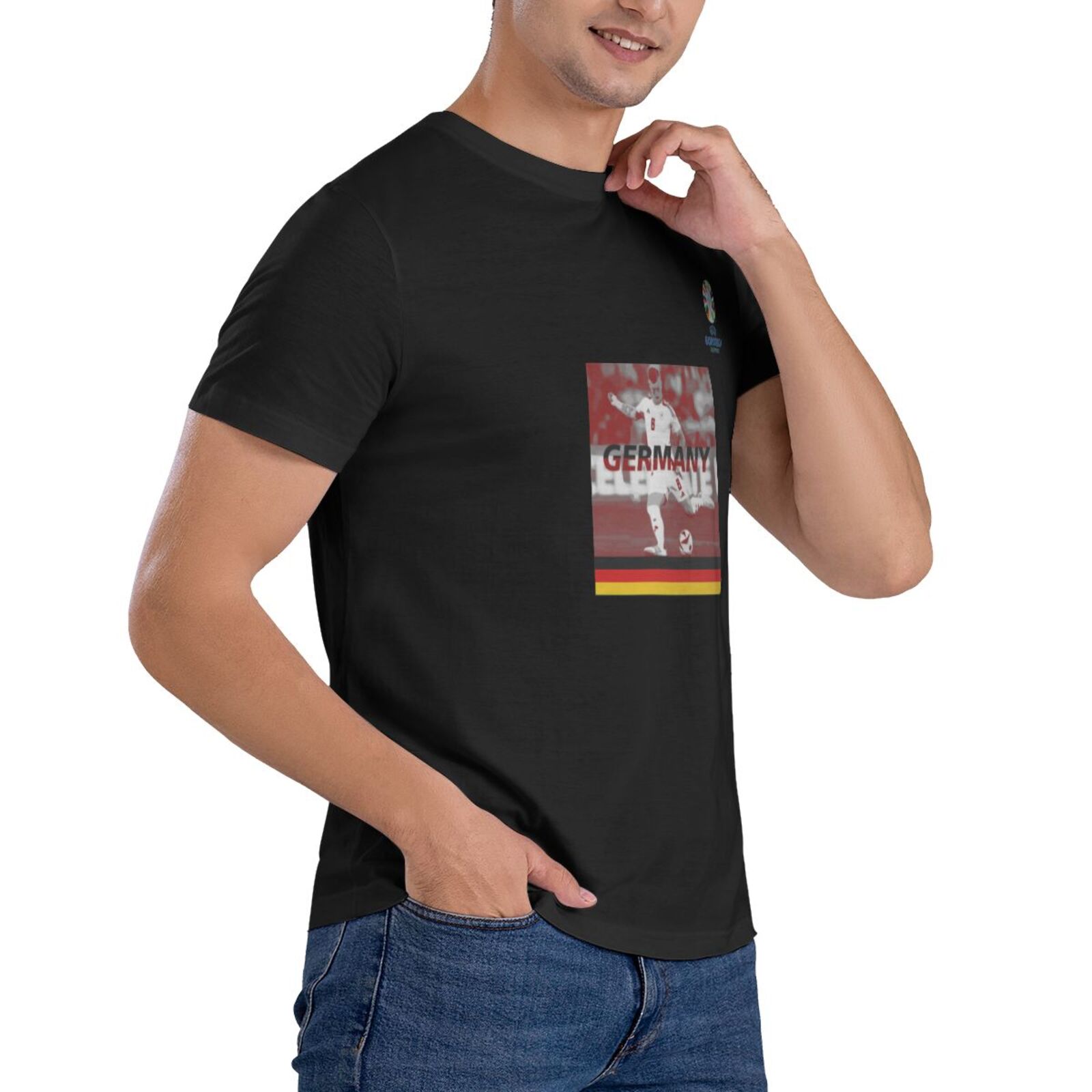 Men's Germany EURO 2024 Basic Short Sleeve T-Shirt BST1704