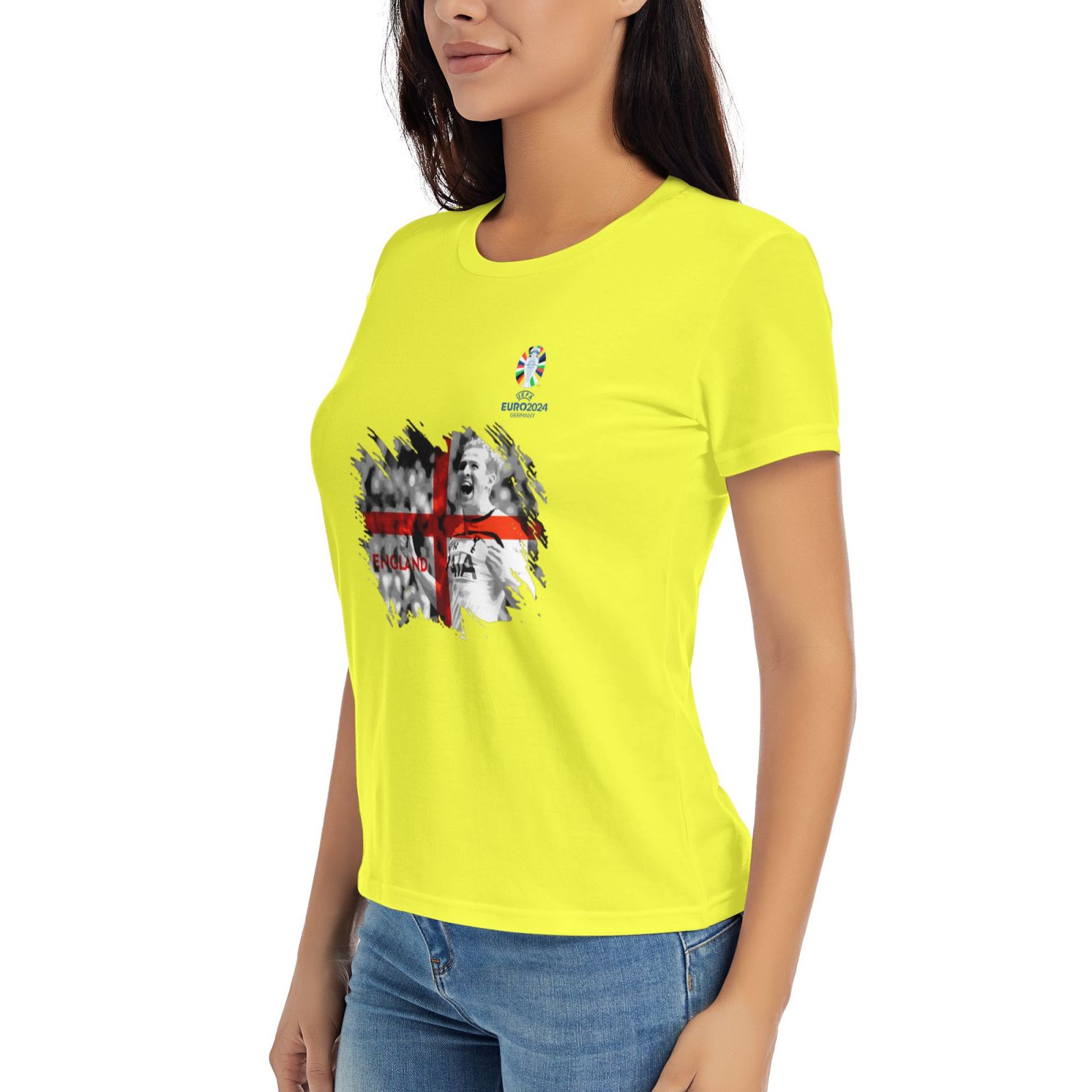 Woman's England EURO 2024 Basic Short Sleeve T-Shirt WBT1712