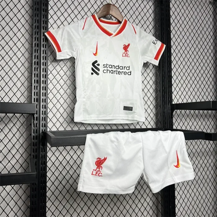 Kids Liverpool Third Jersey 24/25 Football Kit （shirt+shorts）