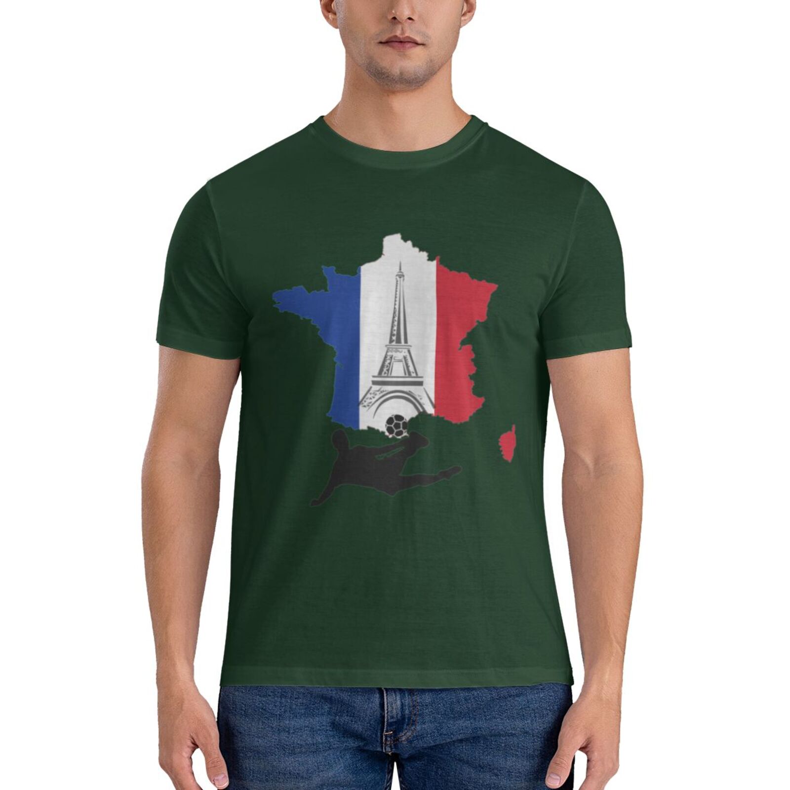 Men's France EURO 2024 Basic Short Sleeve T-Shirt BST1772