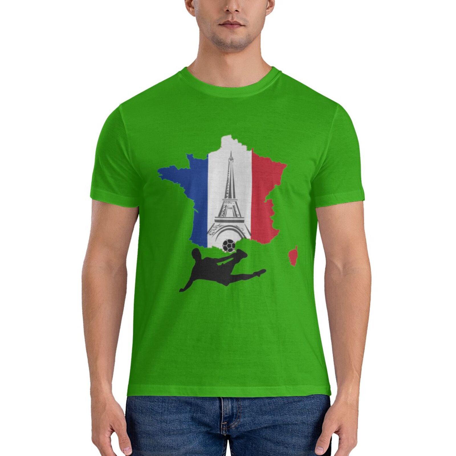 Men's France EURO 2024 Basic Short Sleeve T-Shirt BST1772