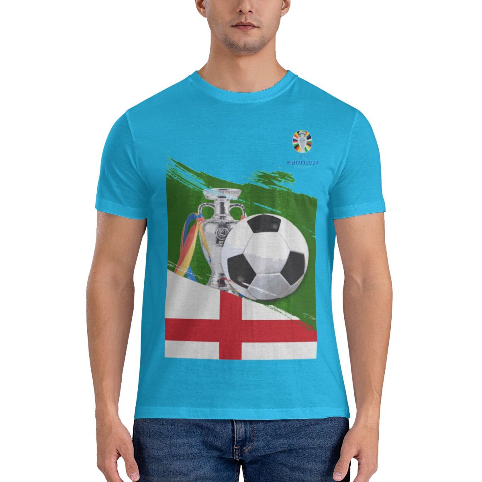 Men's England EURO 2024 Basic Short Sleeve T-Shirt BST1681