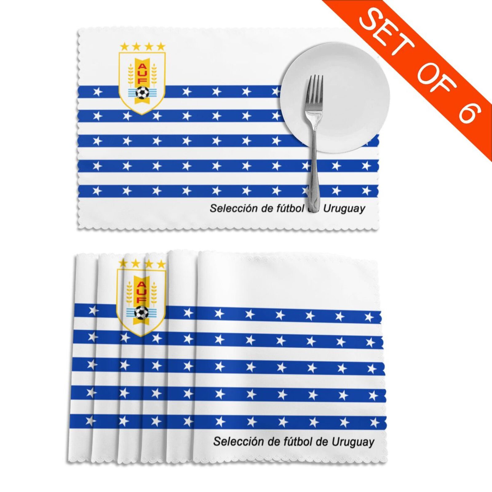 Uruguay Placemat Set Of 6 PFD2282