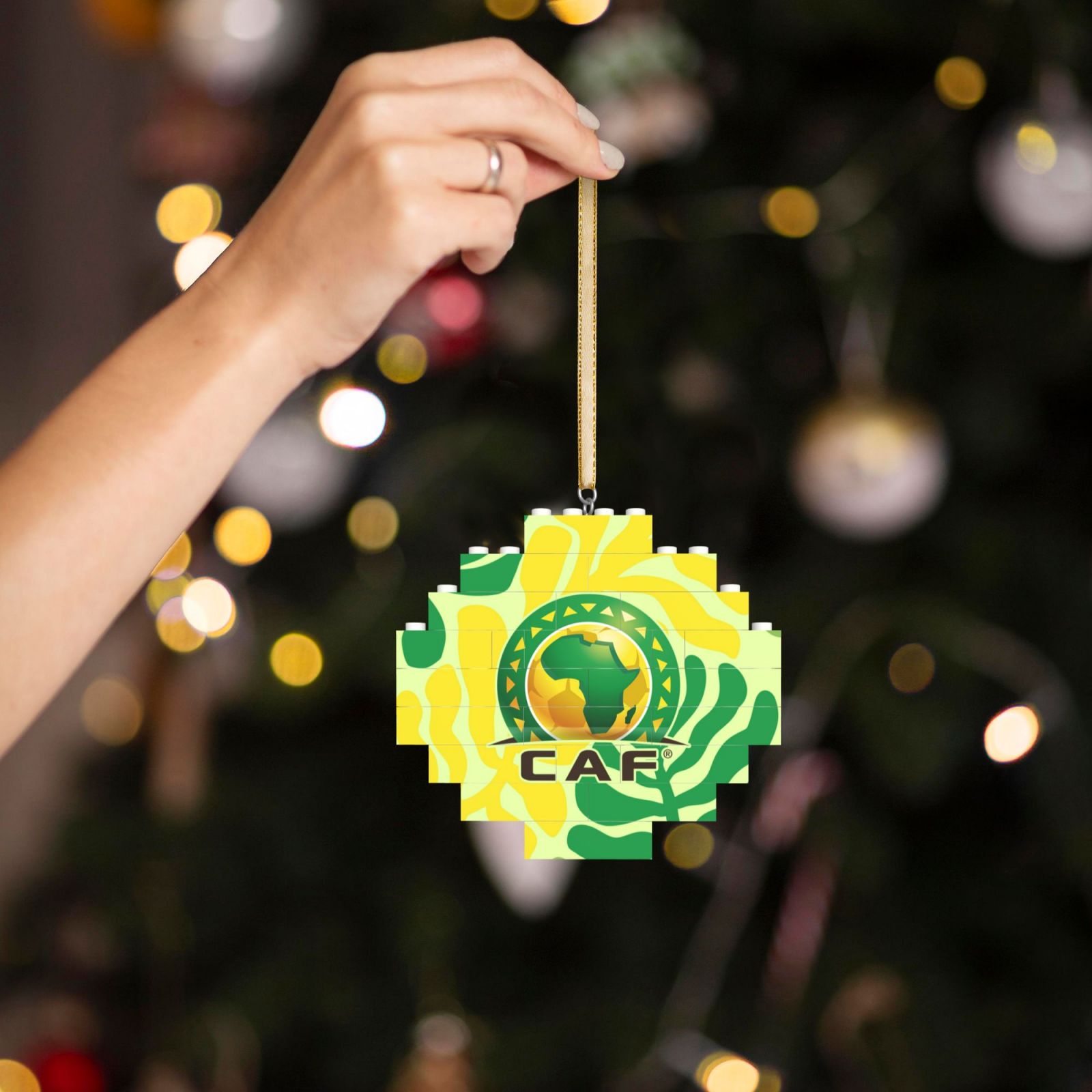 CAF Building Block Puzzle Ornament BBP2175