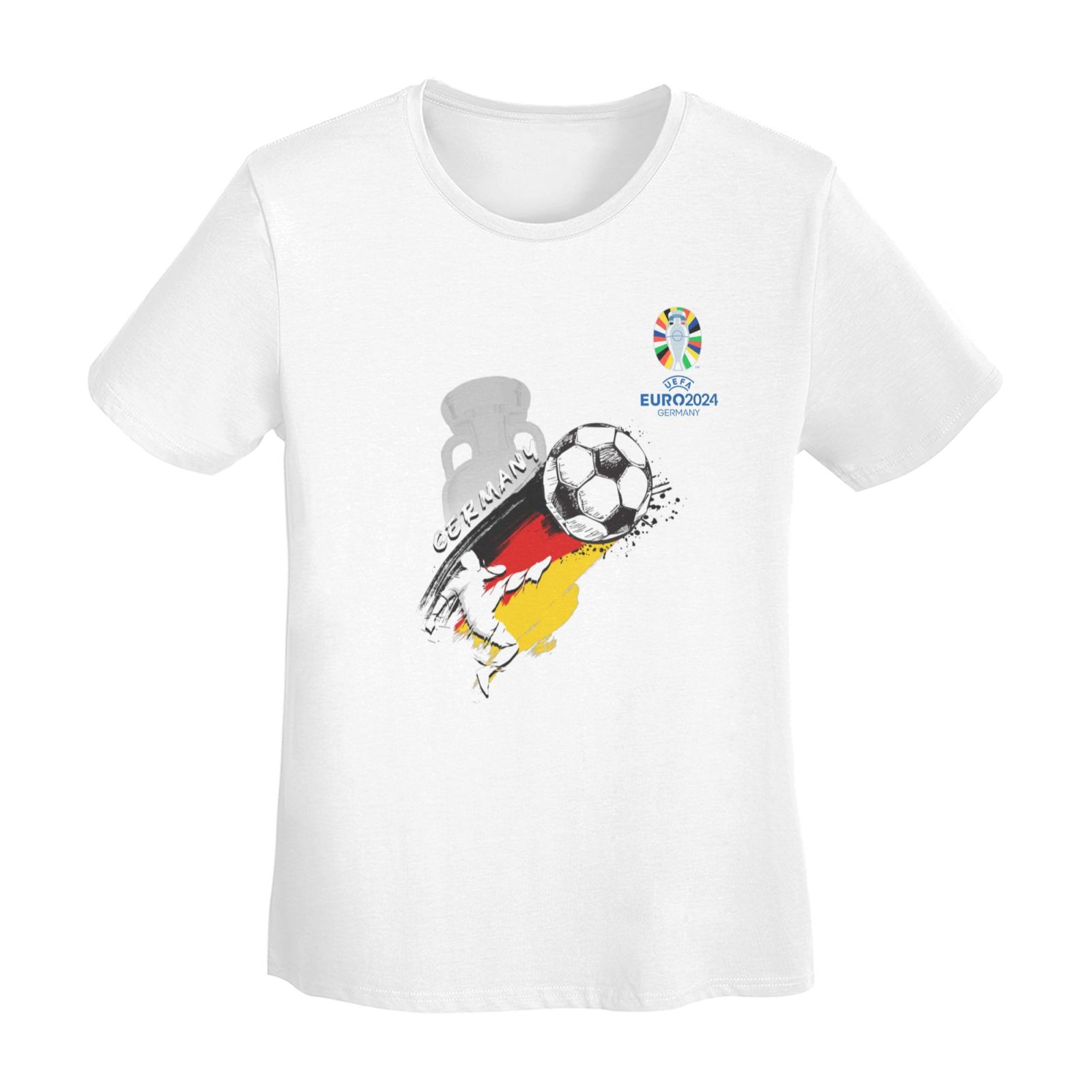 Women's Germany EURO 2024 Basic Short Sleeve T-Shirt WBT1680