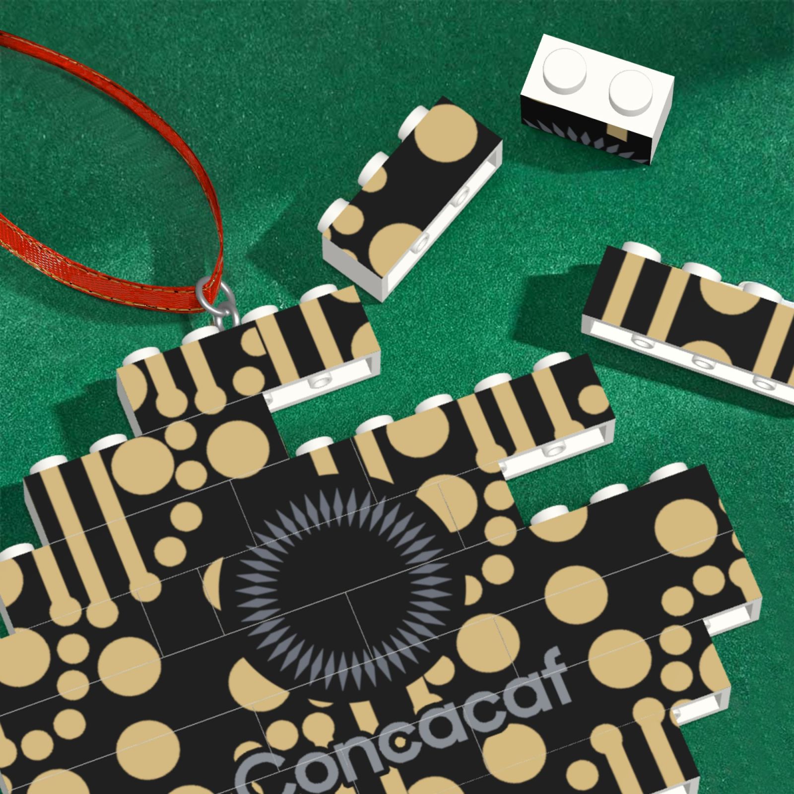 CONCACAF Building Block Puzzle Ornament BBP2003