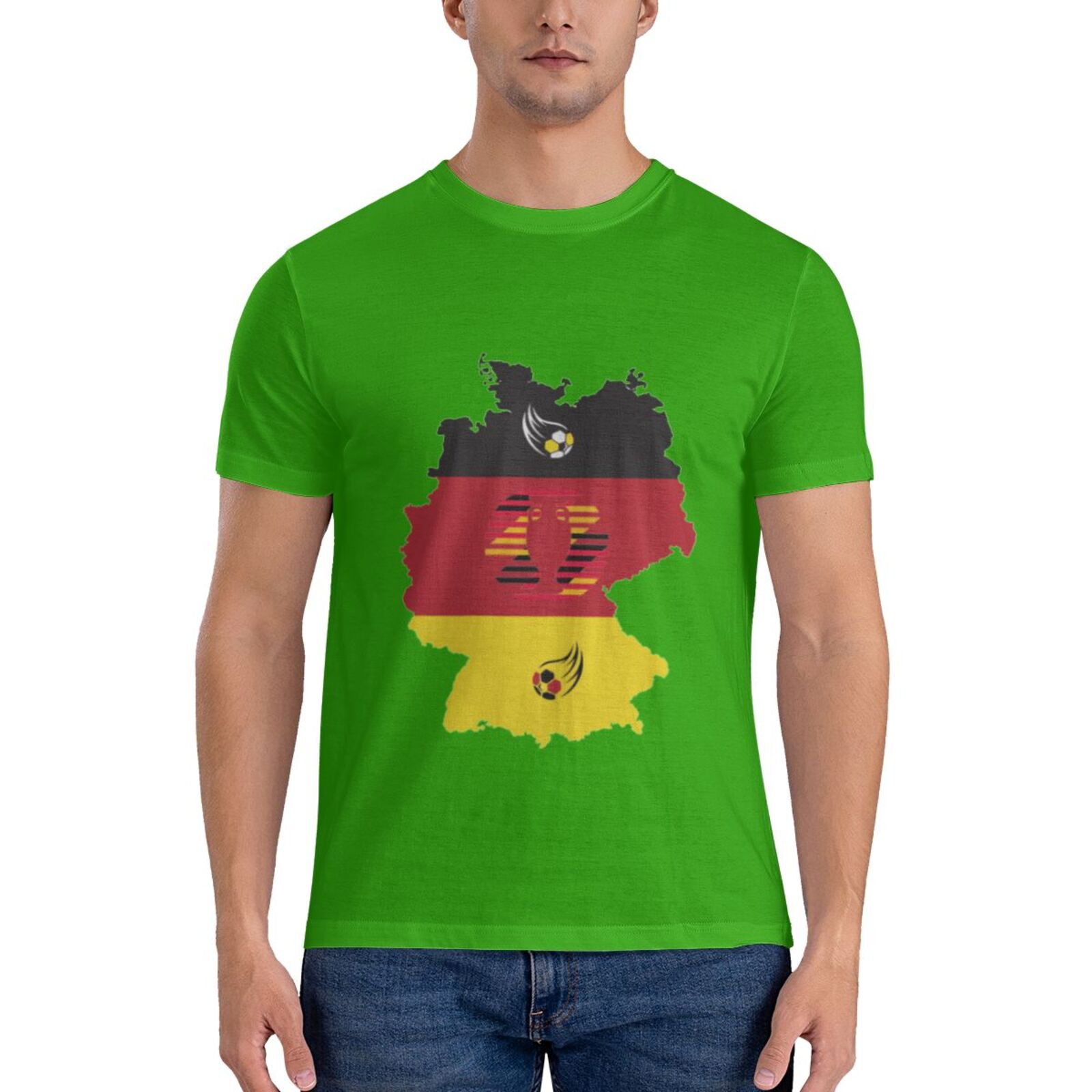 Men's Germany EURO 2024 Basic Short Sleeve T-Shirt BST1770