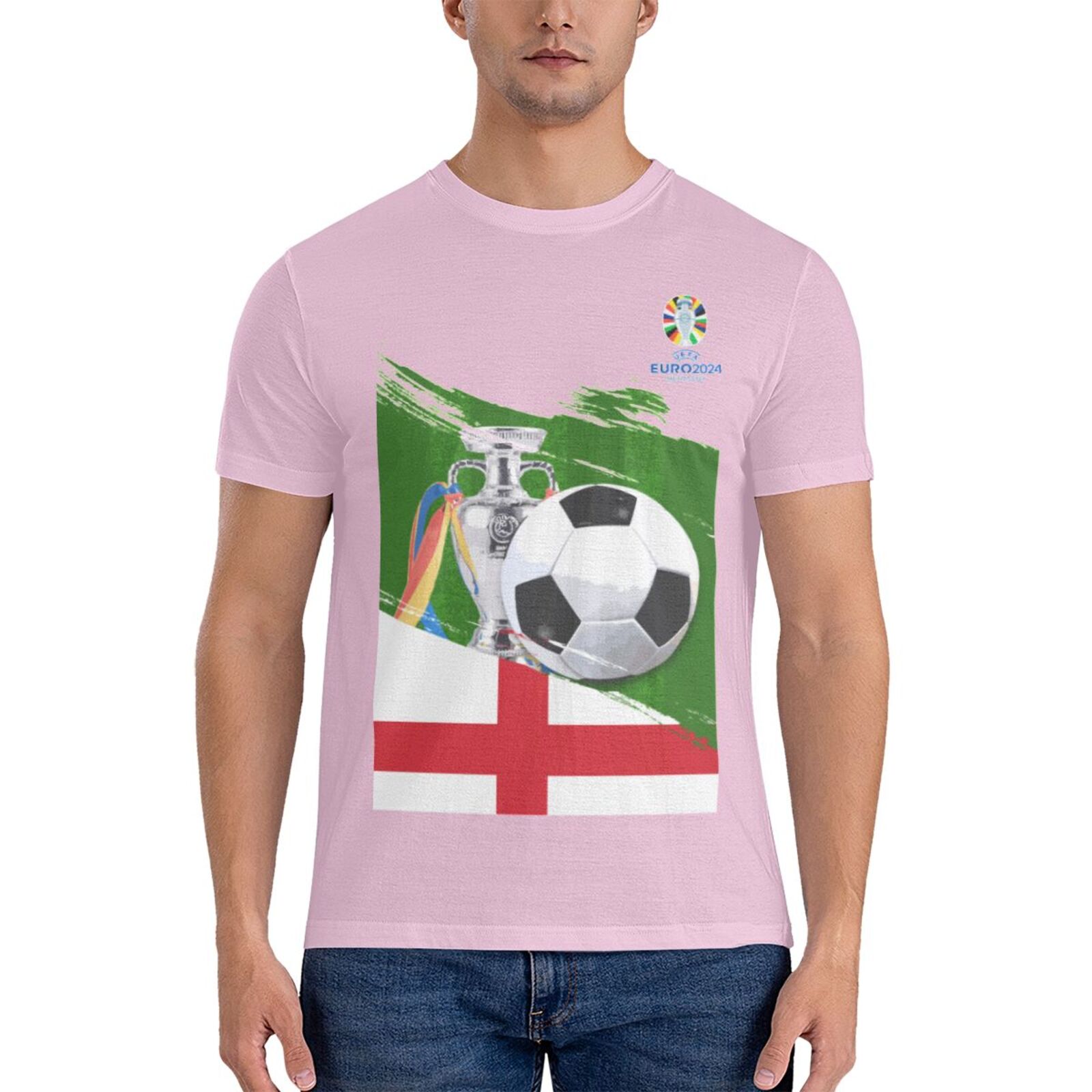 Men's England EURO 2024 Basic Short Sleeve T-Shirt BST1681