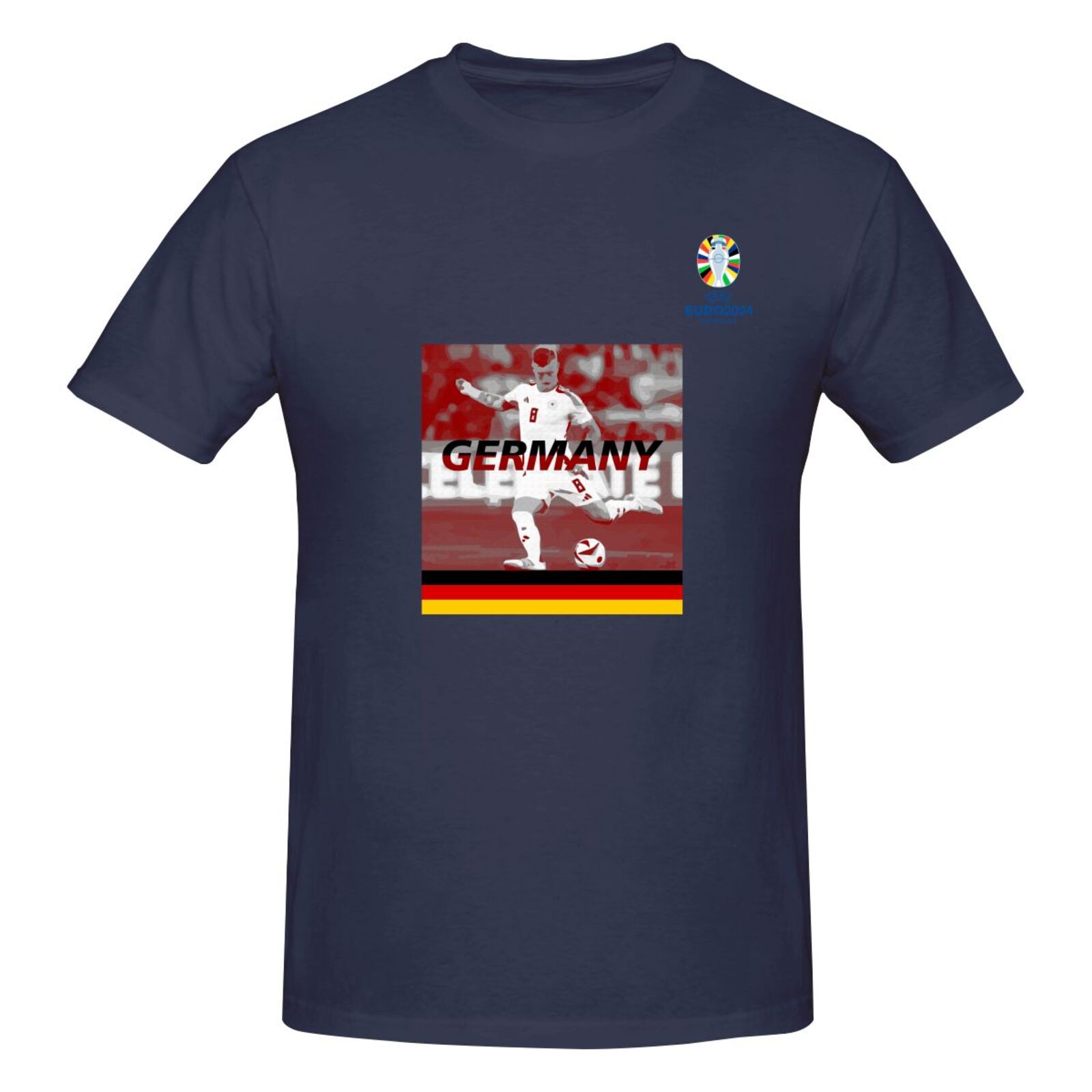 Men's Germany EURO 2024 Basic Short Sleeve T-Shirt BST1704