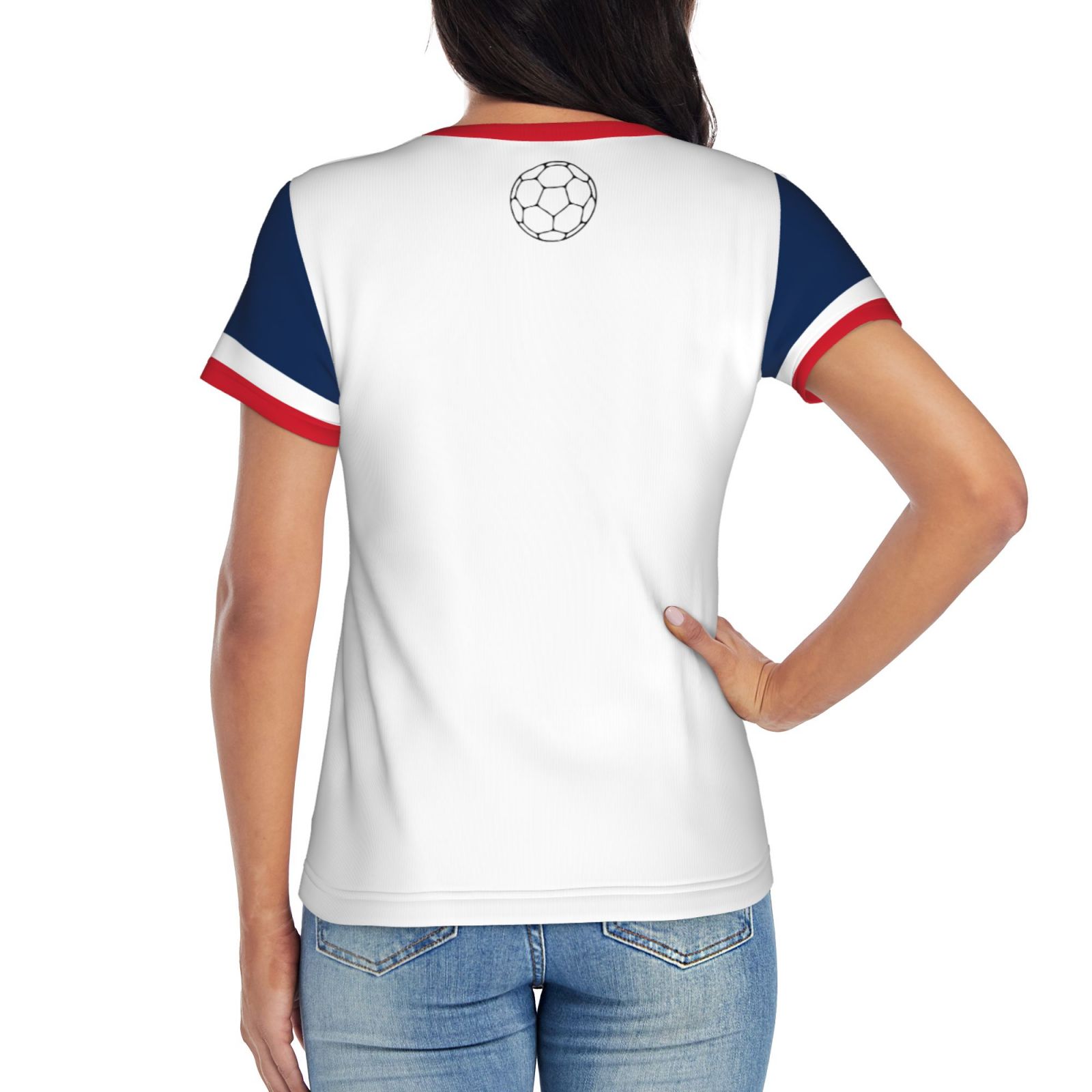 Women's France EURO 2024 Short Sleeve T-Shirt WST1684