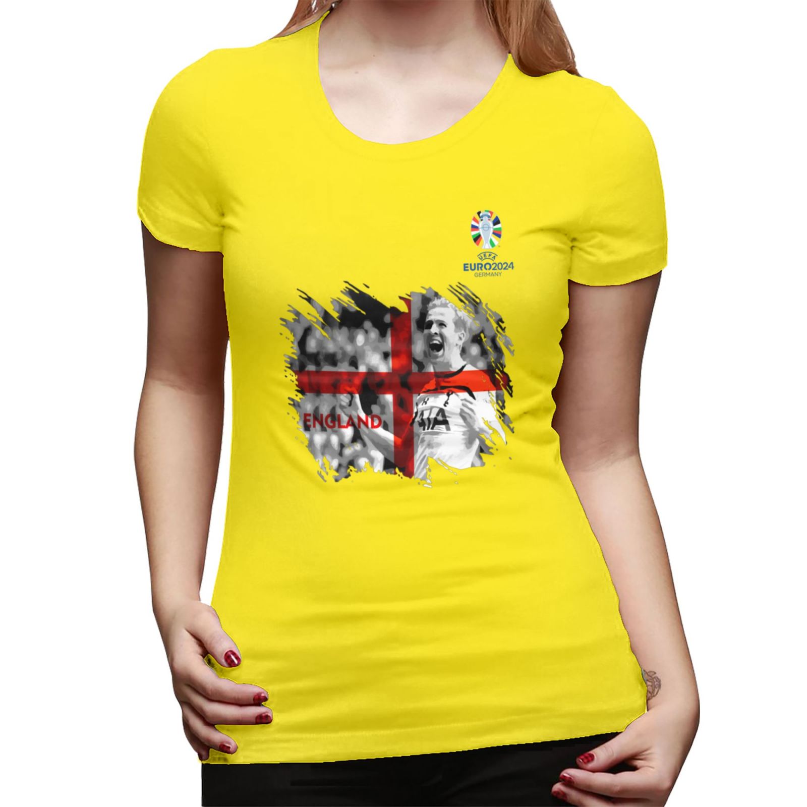 Woman's England EURO 2024 Basic Short Sleeve T-Shirt WBT1712