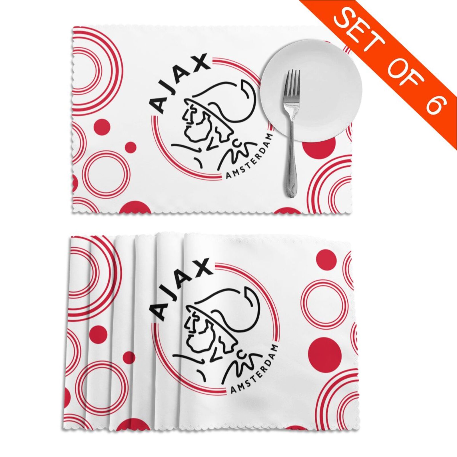 AJAX Placemat Set Of 6 PFD2072