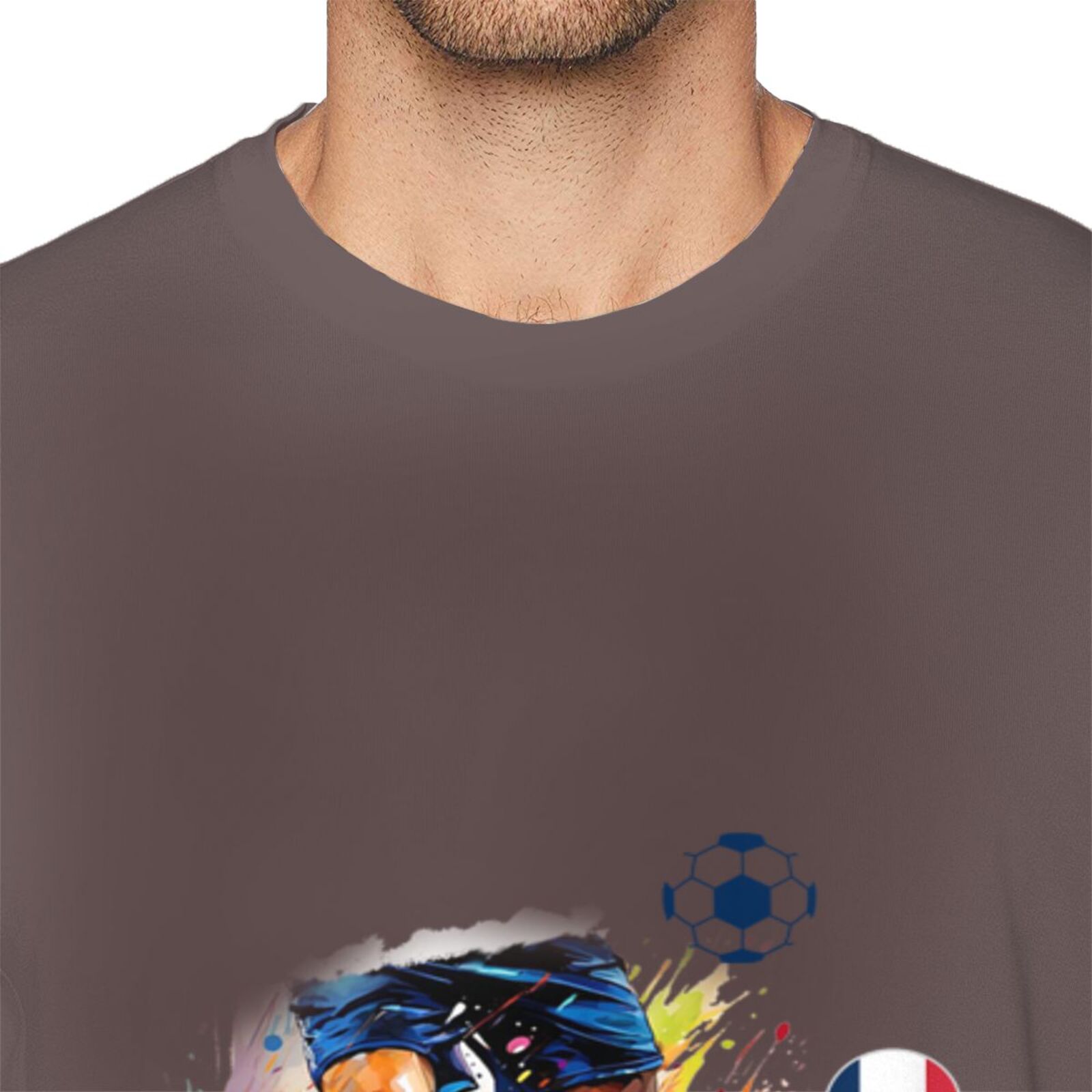 Men's France EURO 2024 Basic Short Sleeve T-Shirt BST1749