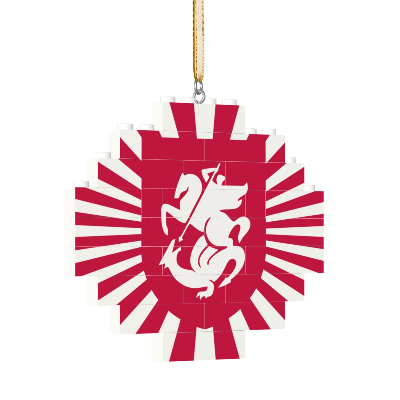 Georgia Building Block Puzzle Ornament BBP2107