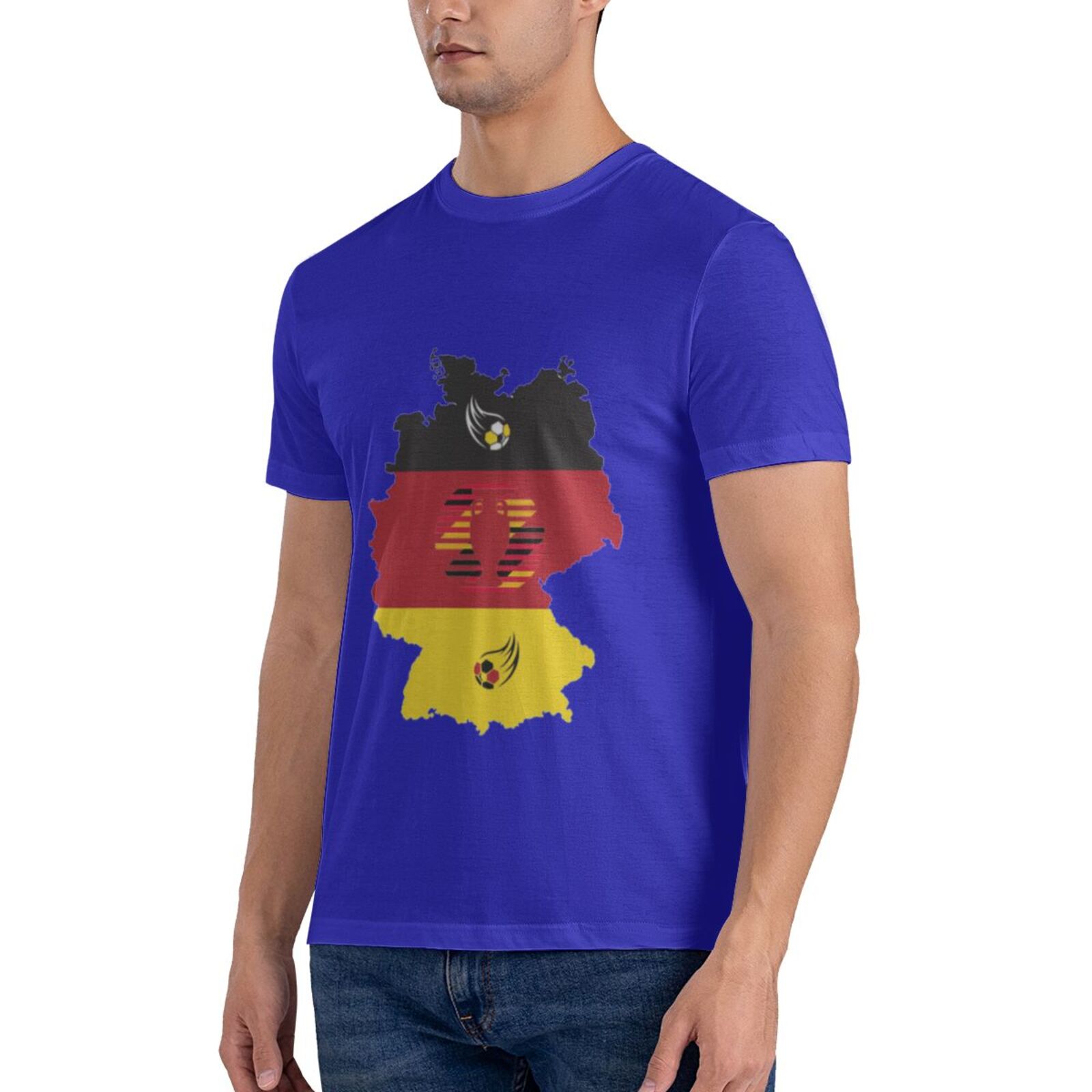 Men's Germany EURO 2024 Basic Short Sleeve T-Shirt BST1770