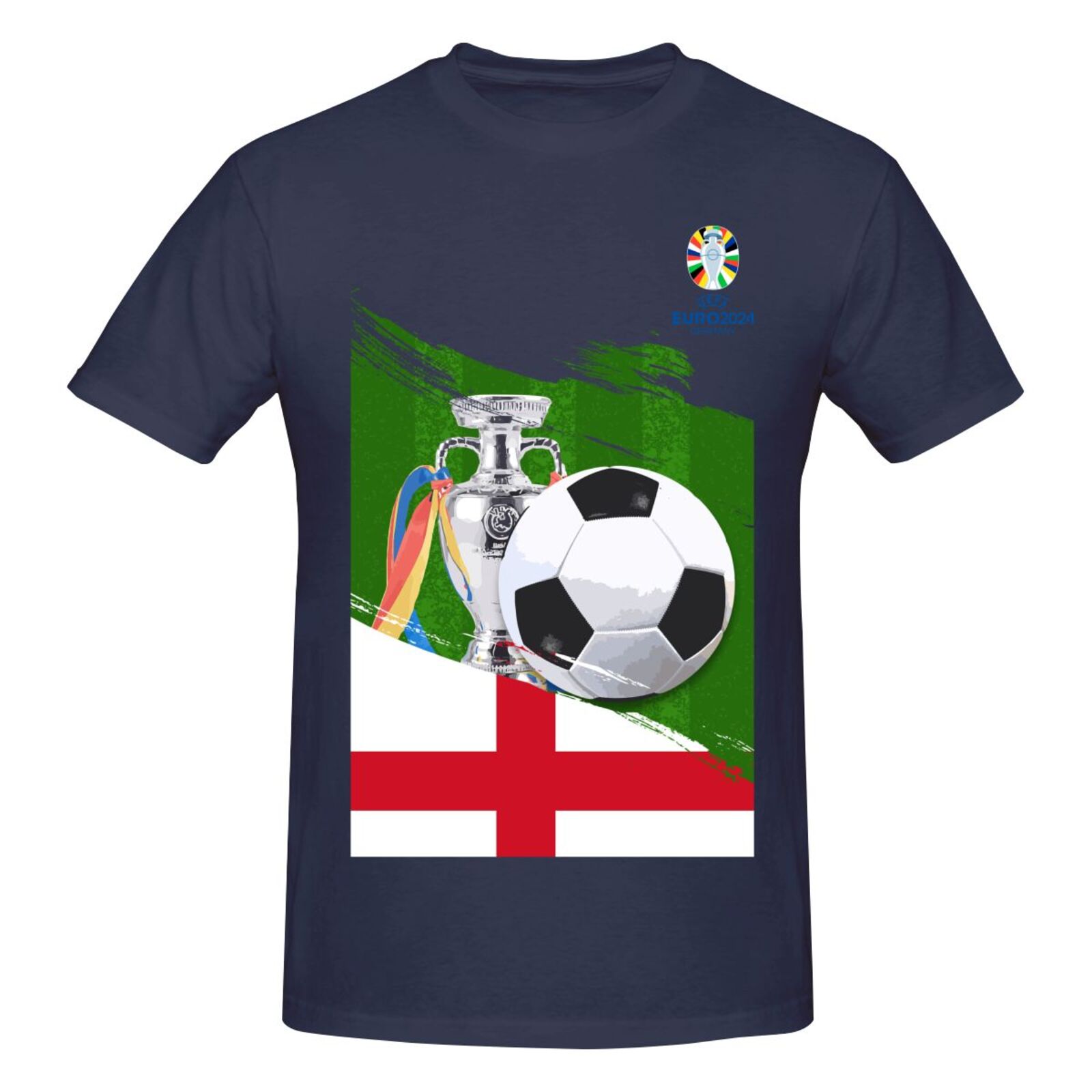 Men's England EURO 2024 Basic Short Sleeve T-Shirt BST1681
