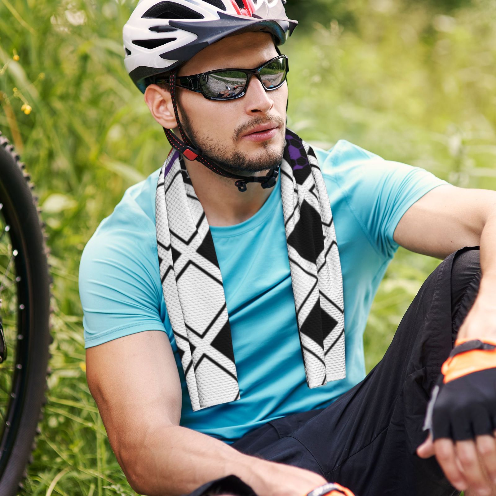 Fiorentina Sport Towel CET1974