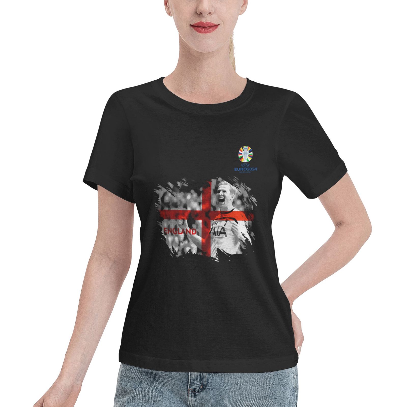 Woman's England EURO 2024 Basic Short Sleeve T-Shirt WBT1712