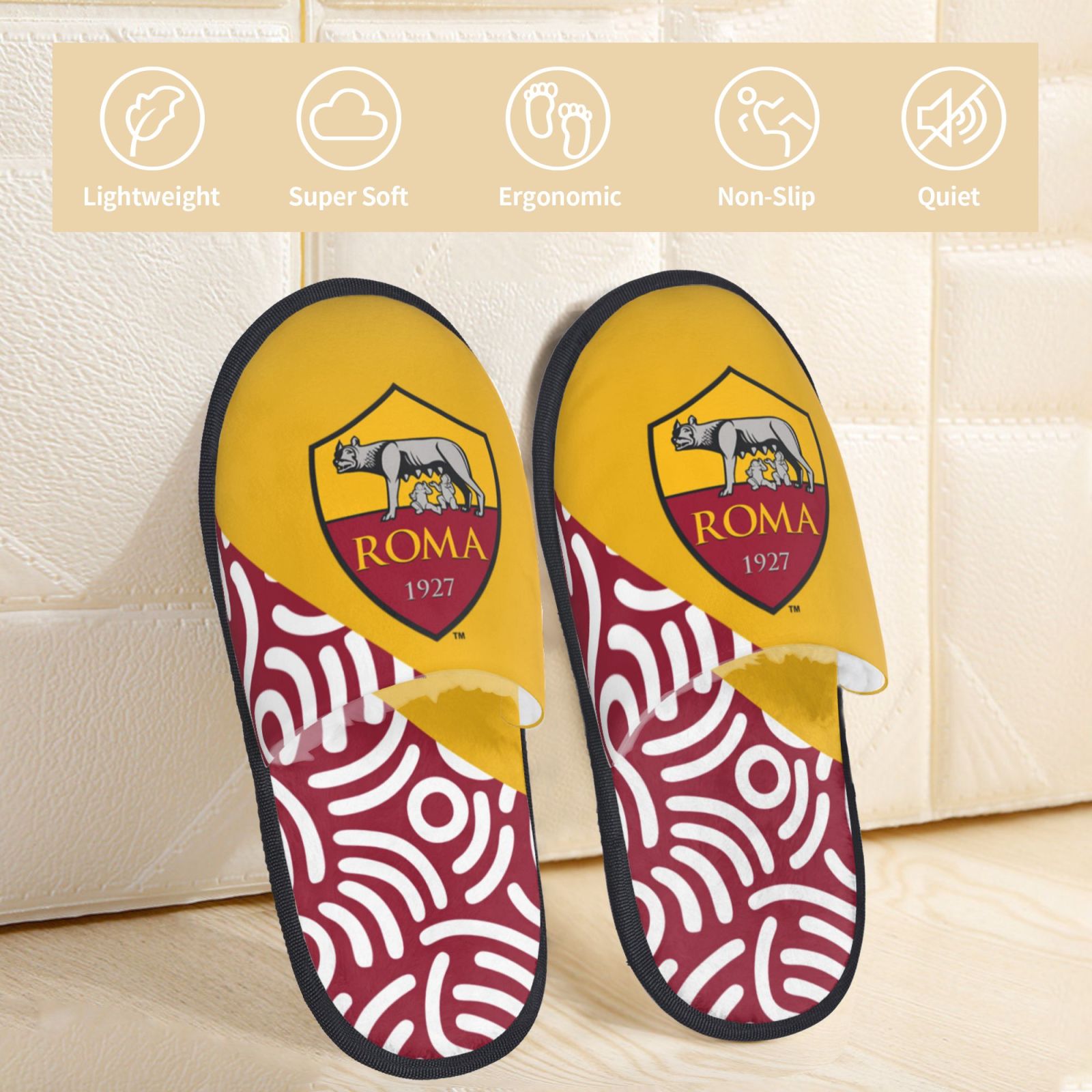 AS Roma Cotton Slippers FSP2254
