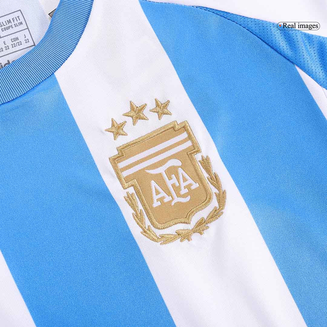 Kid's Argentina Home Jersey+Shorts Copa America 2024