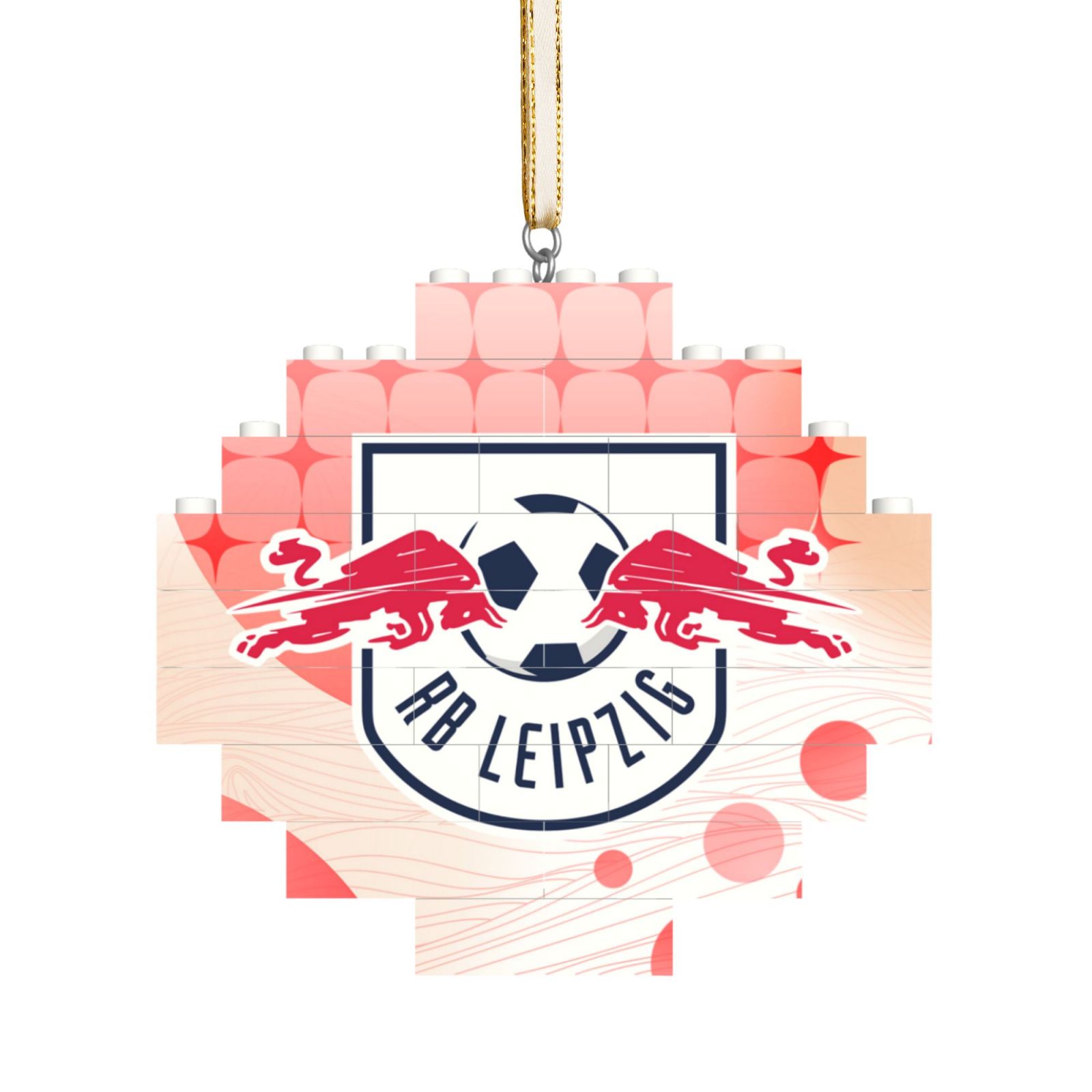 RB Leipzig Building Block Puzzle Ornament BBP2180
