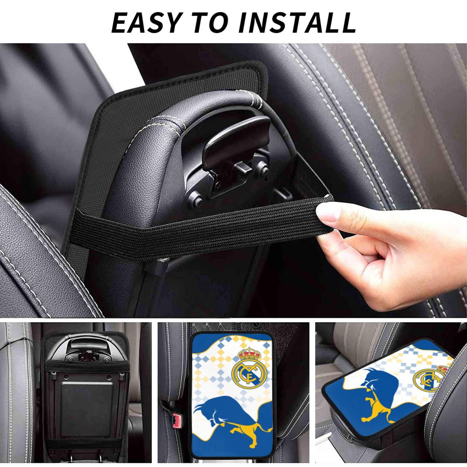 Real Madrid Car Handrail Box Cushion CHC2606