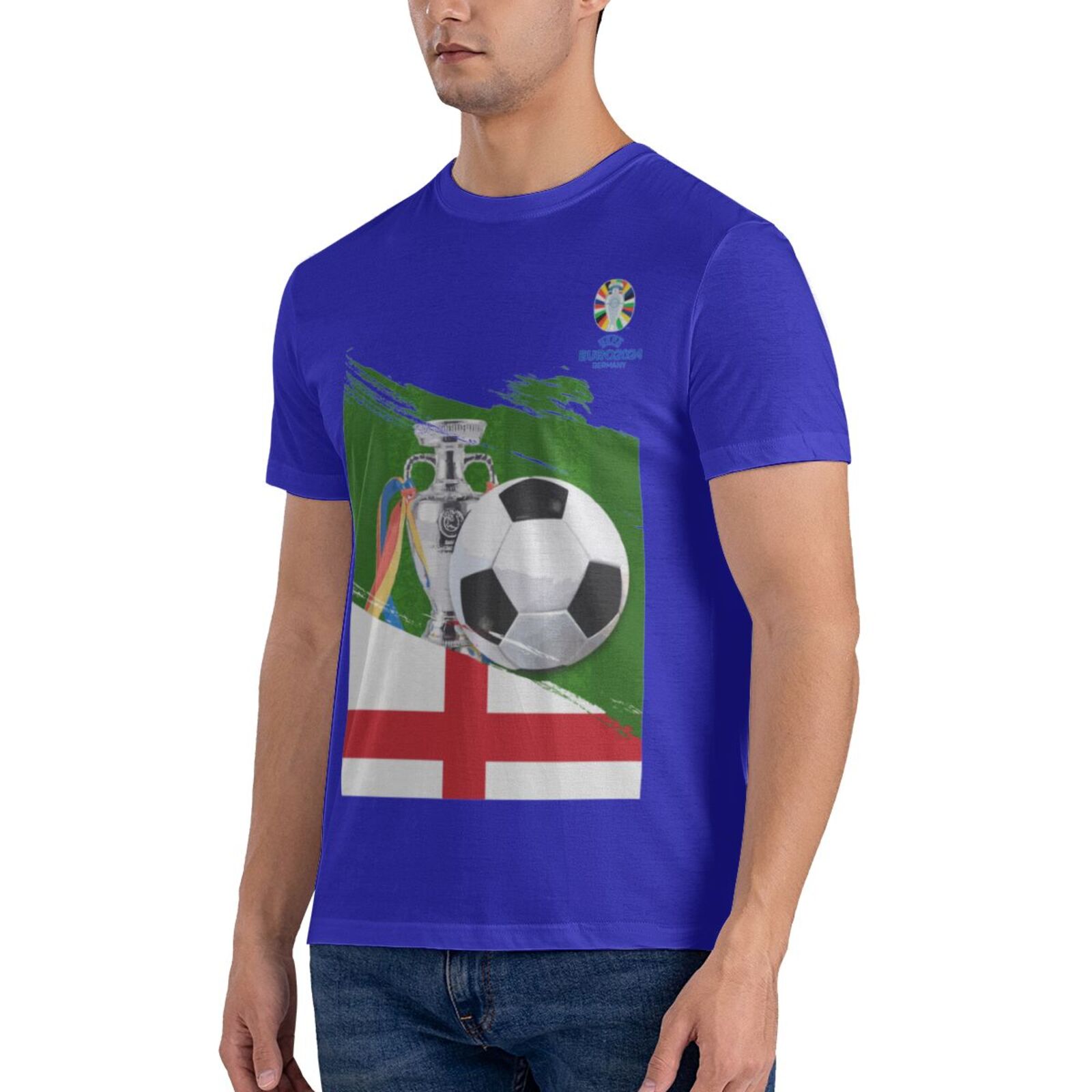 Men's England EURO 2024 Basic Short Sleeve T-Shirt BST1681