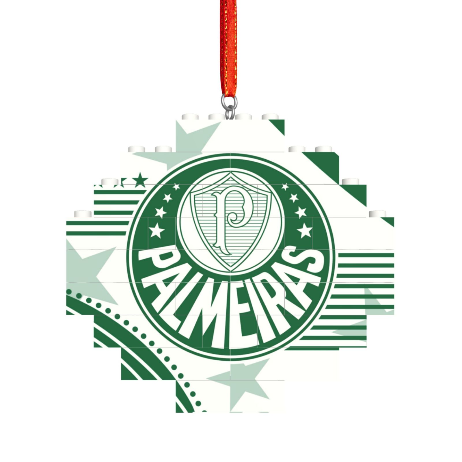SE Palmeiras Building Block Puzzle Ornament BBP2098