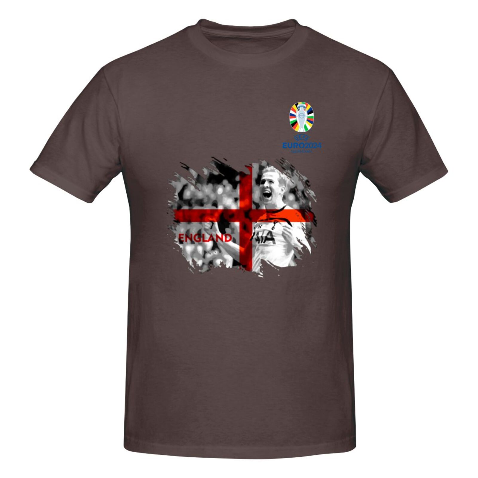 Men's England EURO 2024 Basic Short Sleeve T-Shirt BST1713