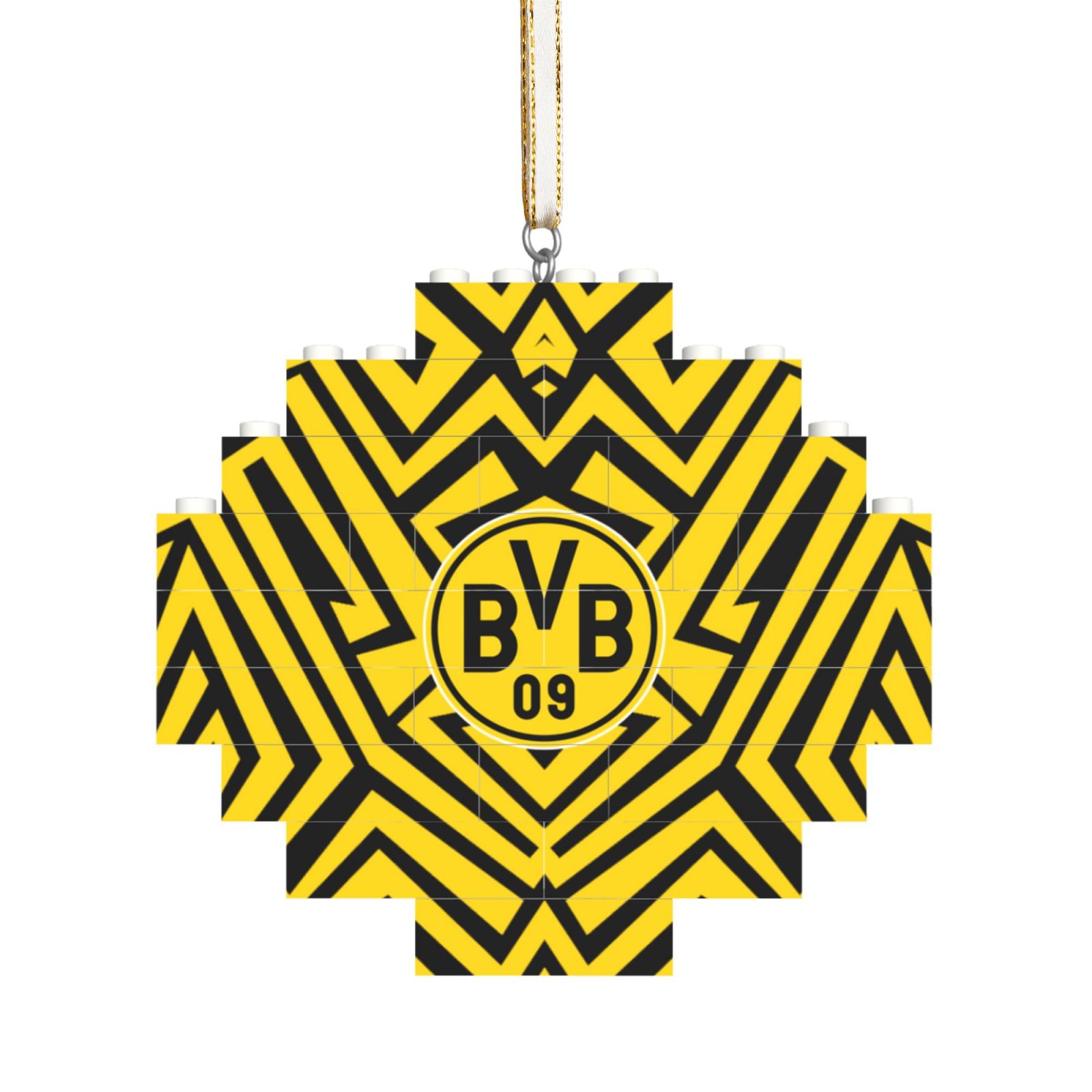 Borussia Dortmund Building Block Puzzle Ornament BBP2013