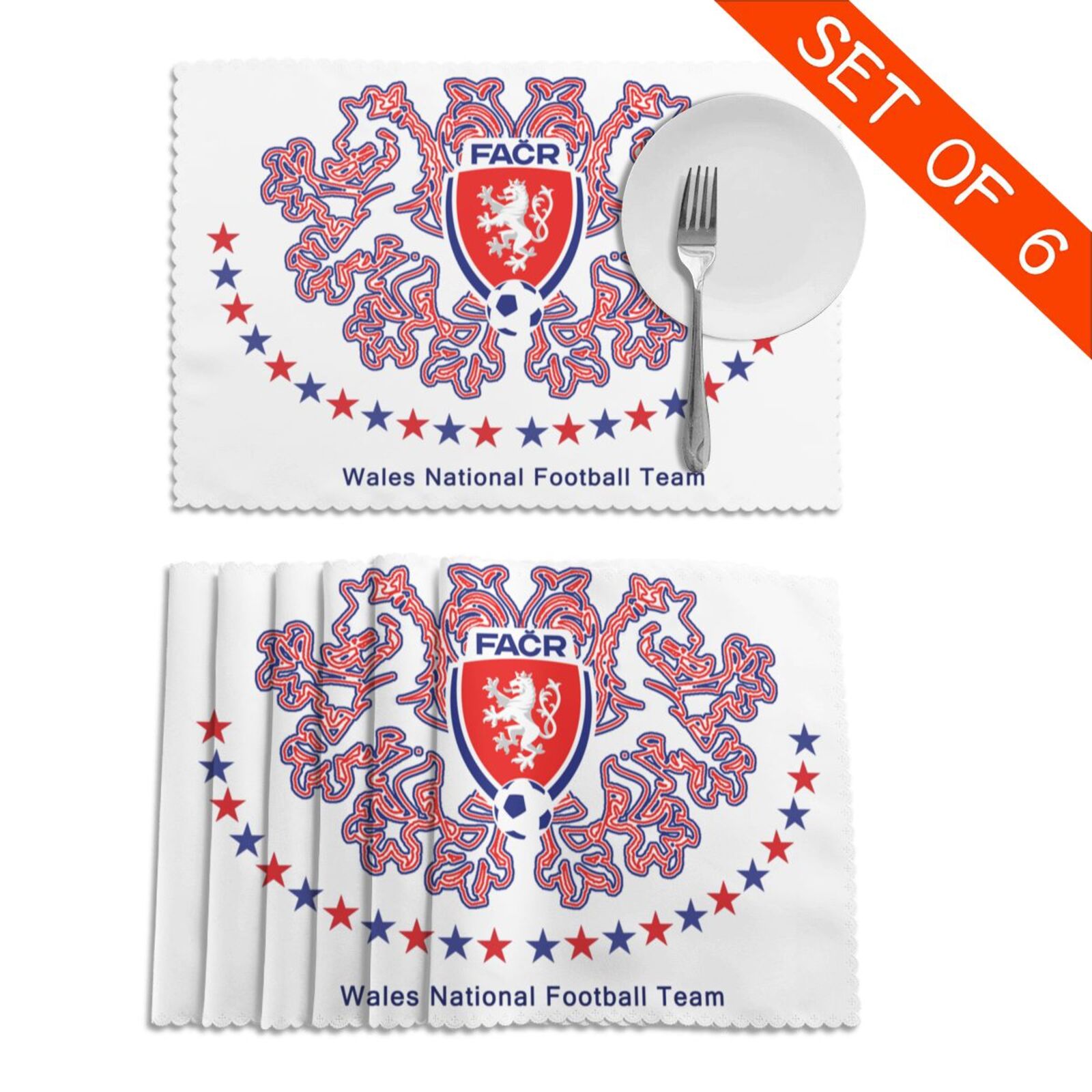 Czech Placemat Set Of 6 PFD2304