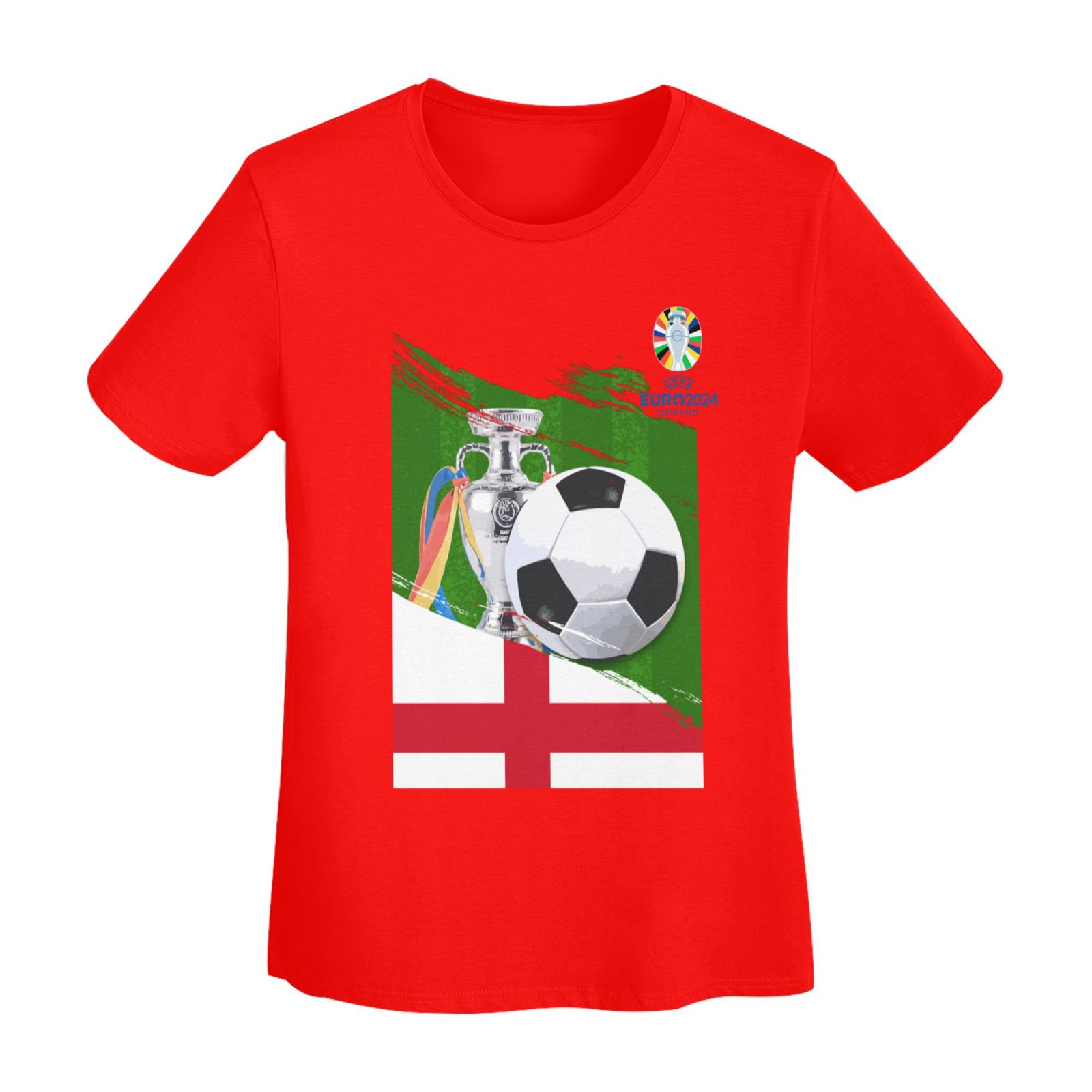 Women's England EURO 2024 Basic Short Sleeve T-Shirt WBT1682