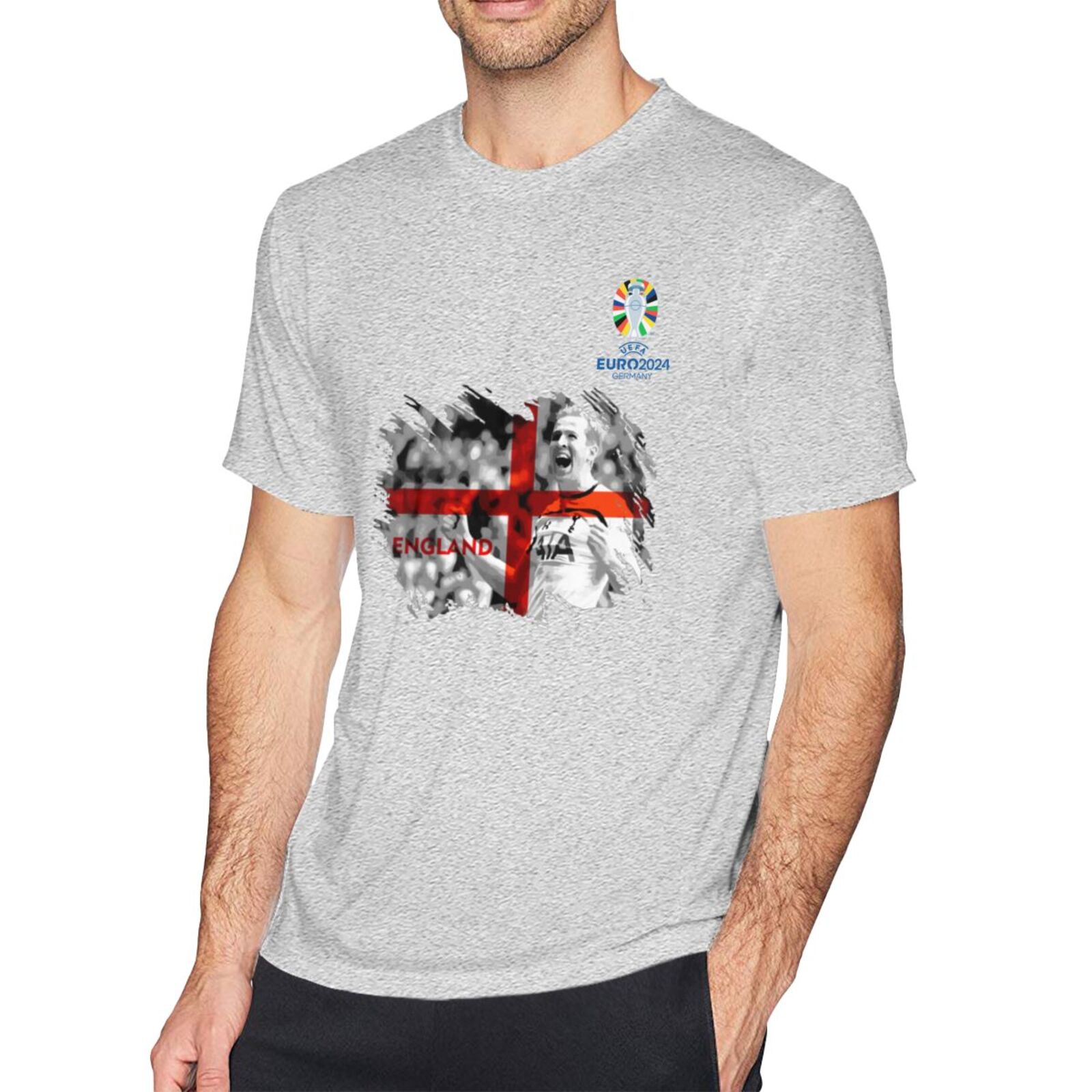 Men's England EURO 2024 Basic Short Sleeve T-Shirt BST1713