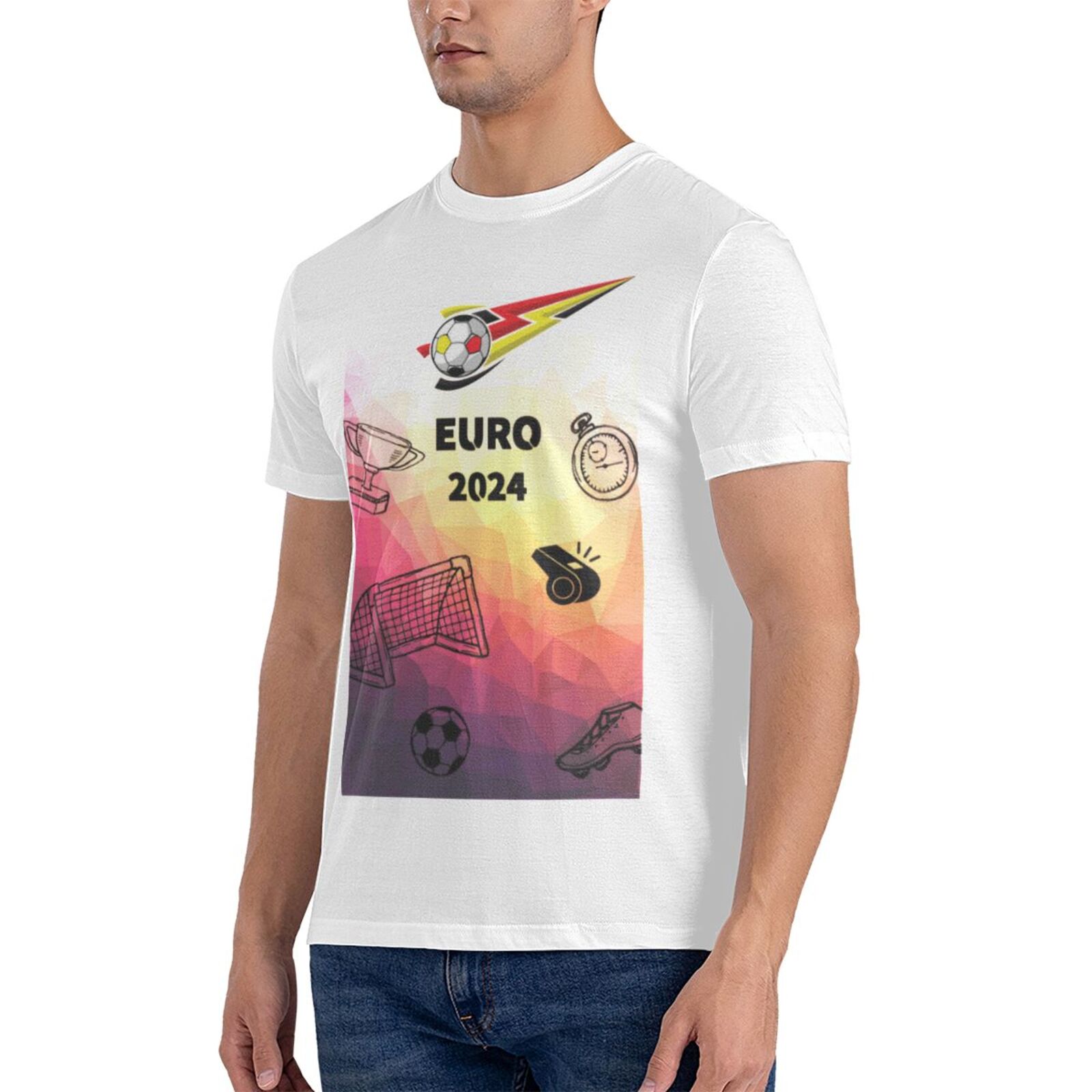 Men's Germany EURO 2024 Basic Short Sleeve T-Shirt BST1771