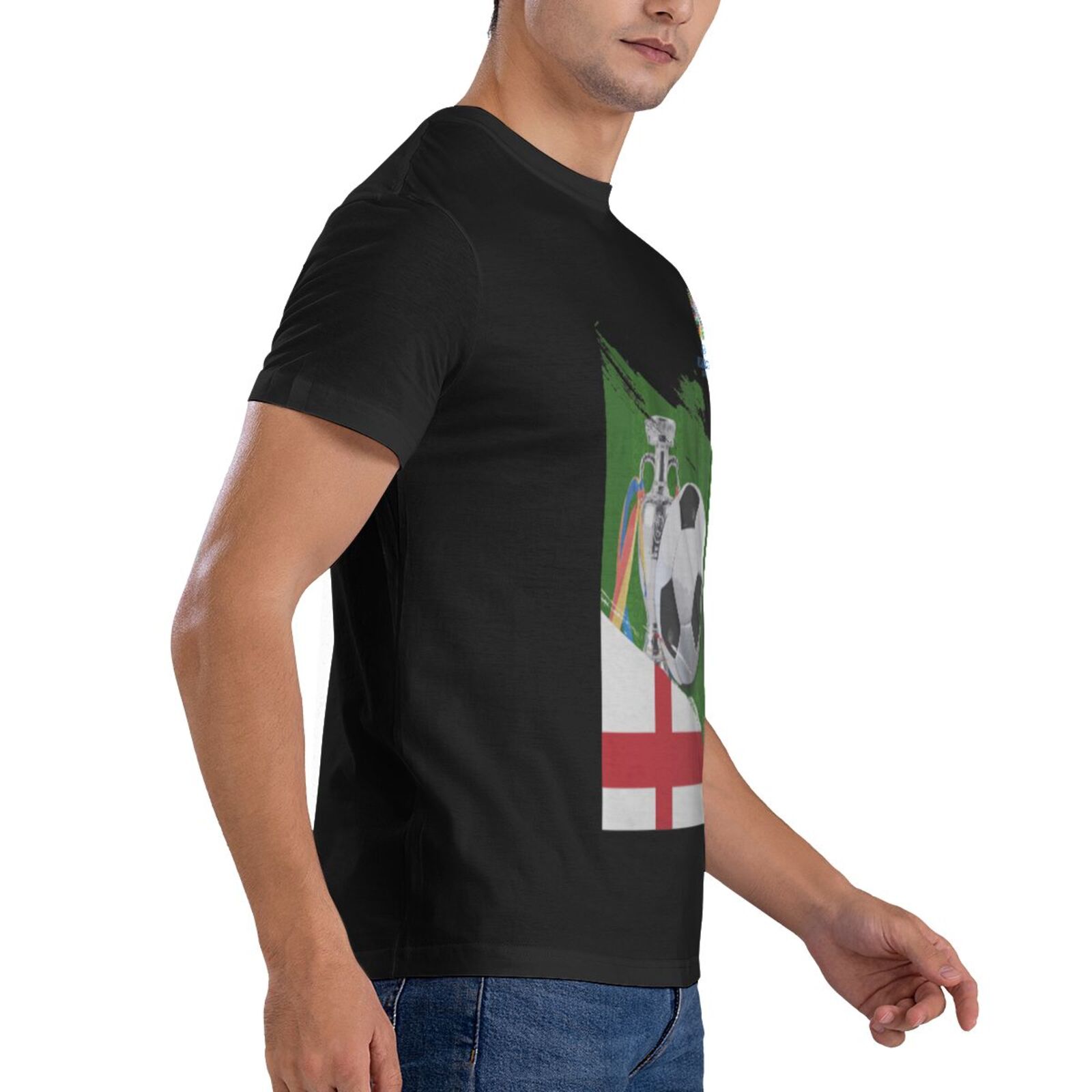Men's England EURO 2024 Basic Short Sleeve T-Shirt BST1681