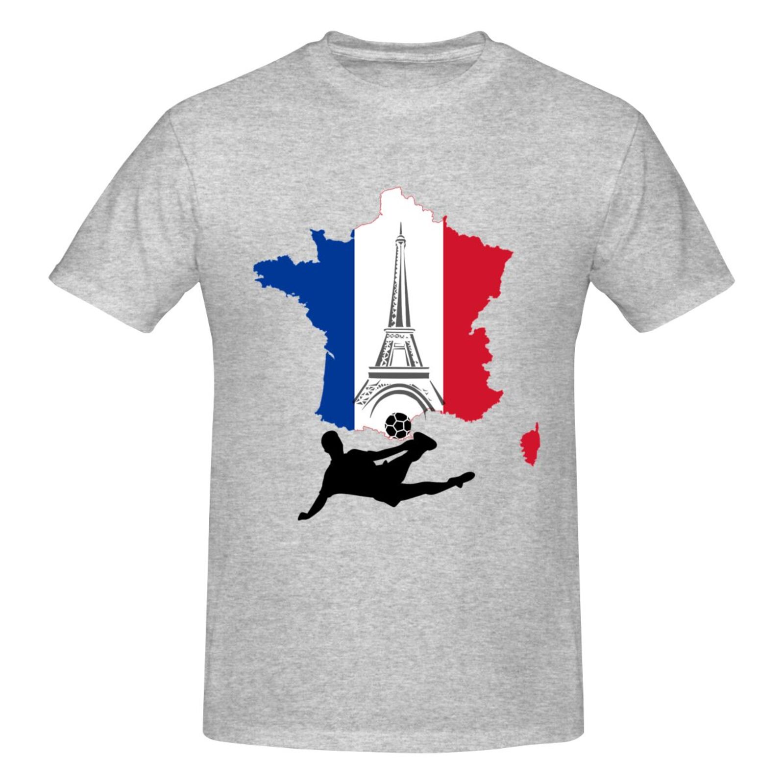 Men's France EURO 2024 Basic Short Sleeve T-Shirt BST1772