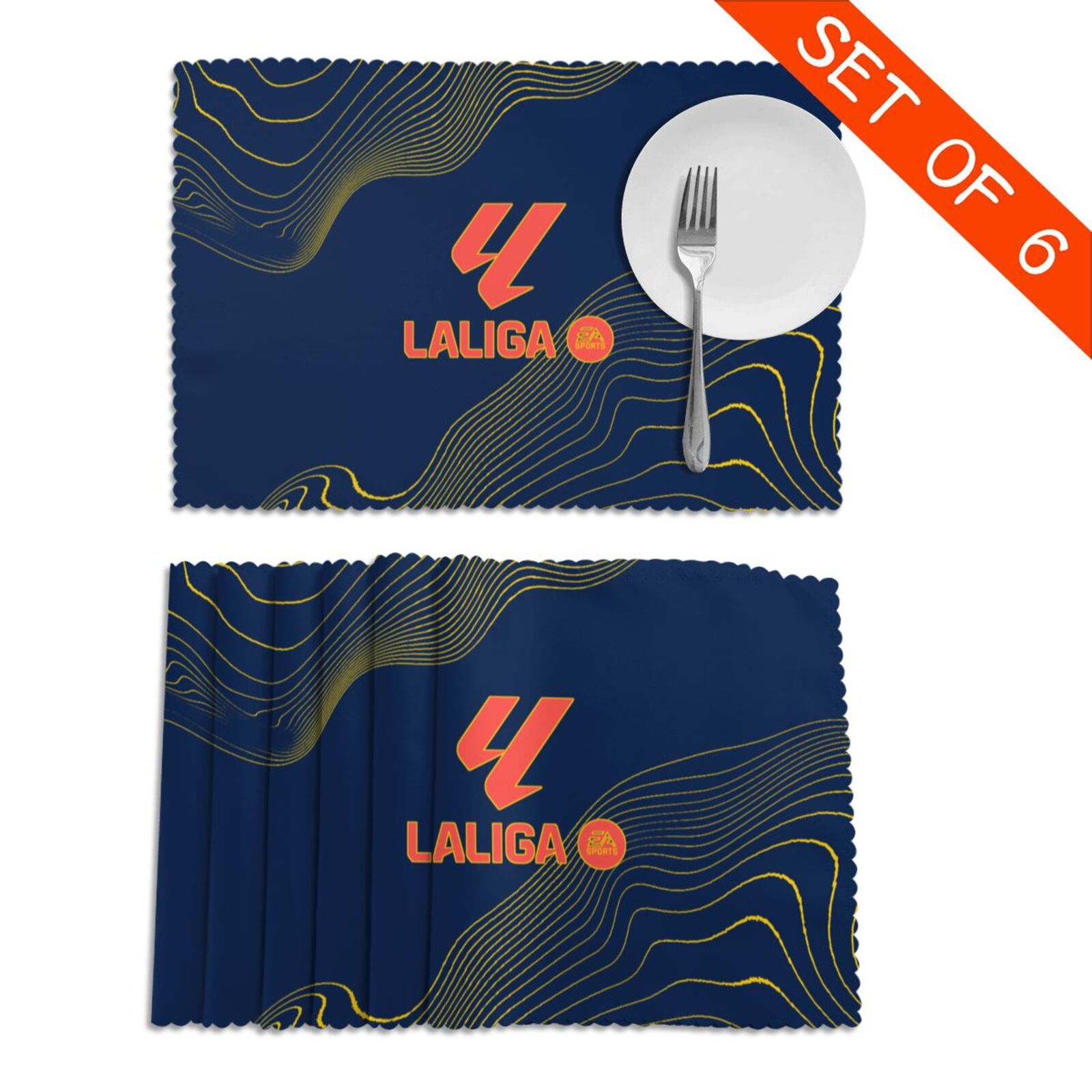 La Liga Placemat Set Of 6 PFD2270