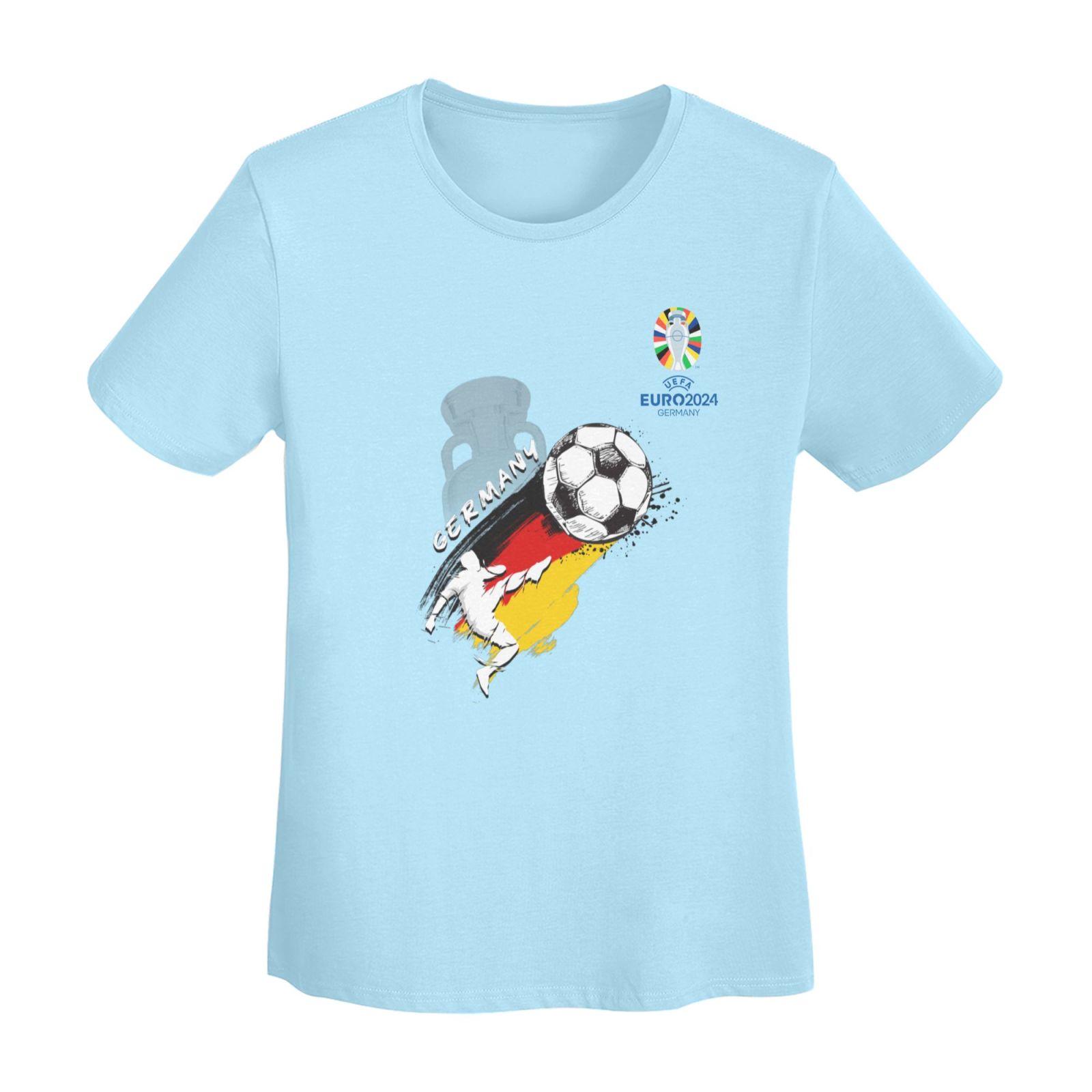 Women's Germany EURO 2024 Basic Short Sleeve T-Shirt WBT1680