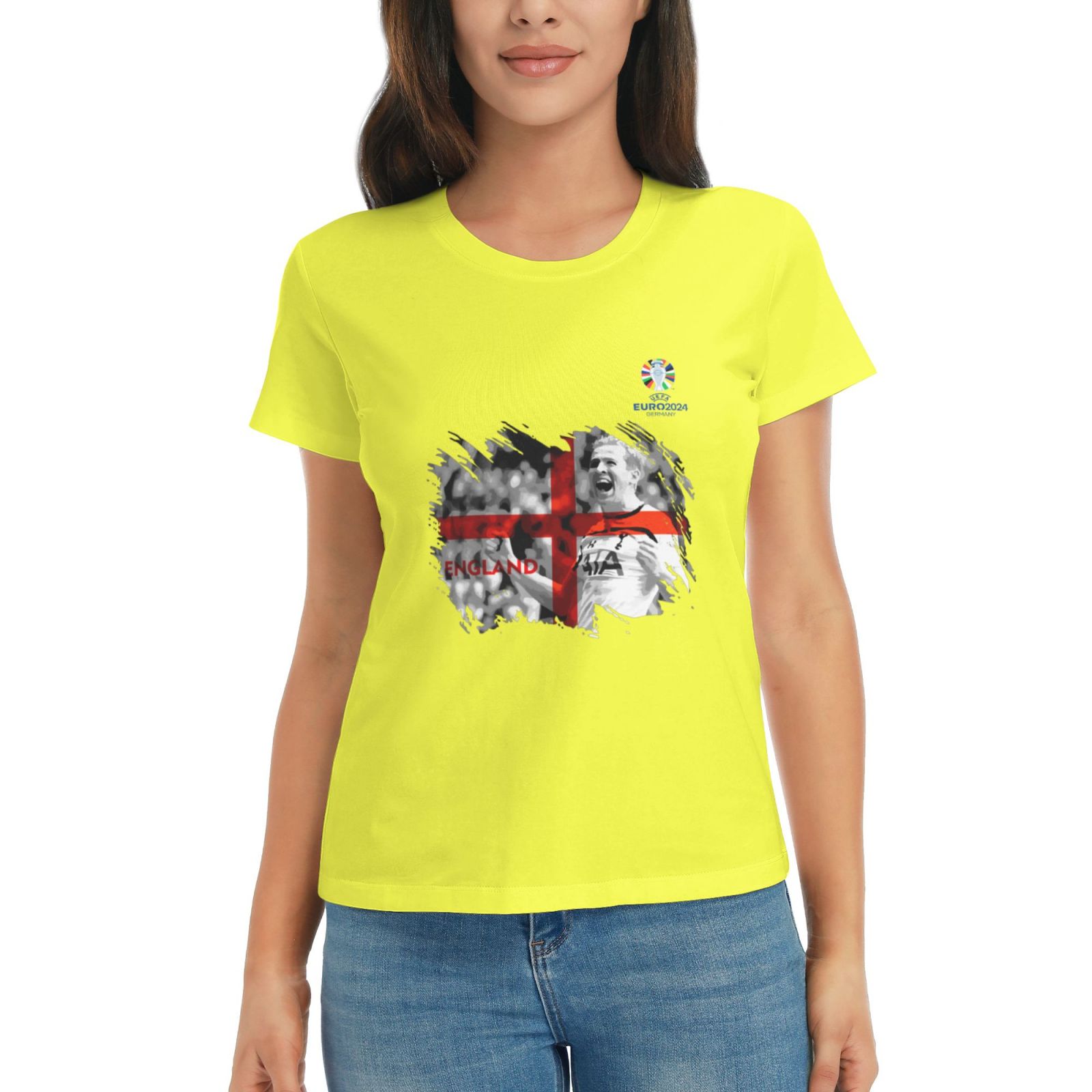 Woman's England EURO 2024 Basic Short Sleeve T-Shirt WBT1712