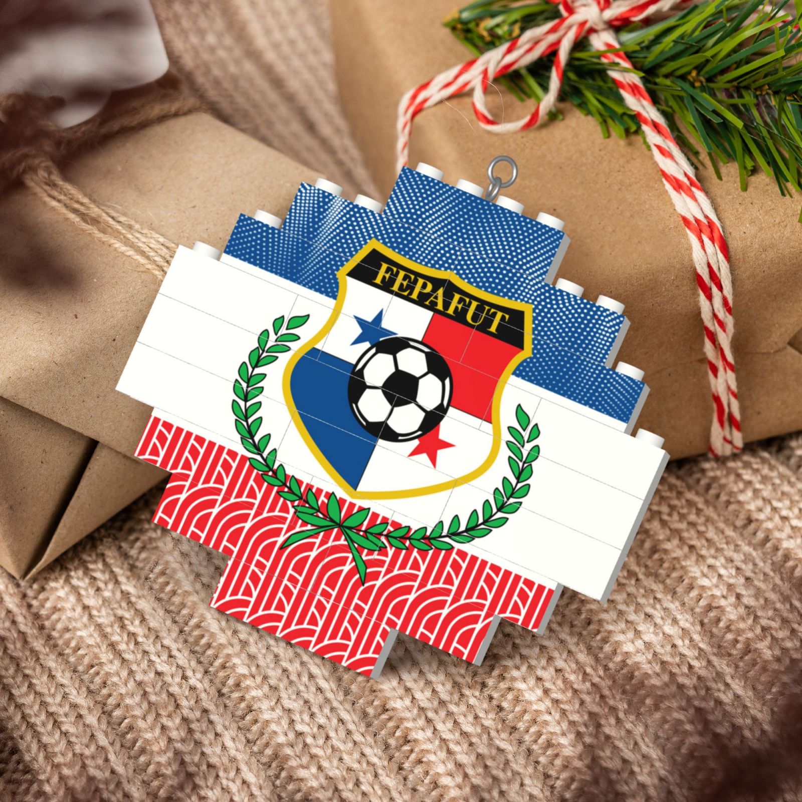 Panama Building Block Puzzle Ornament BBP2190