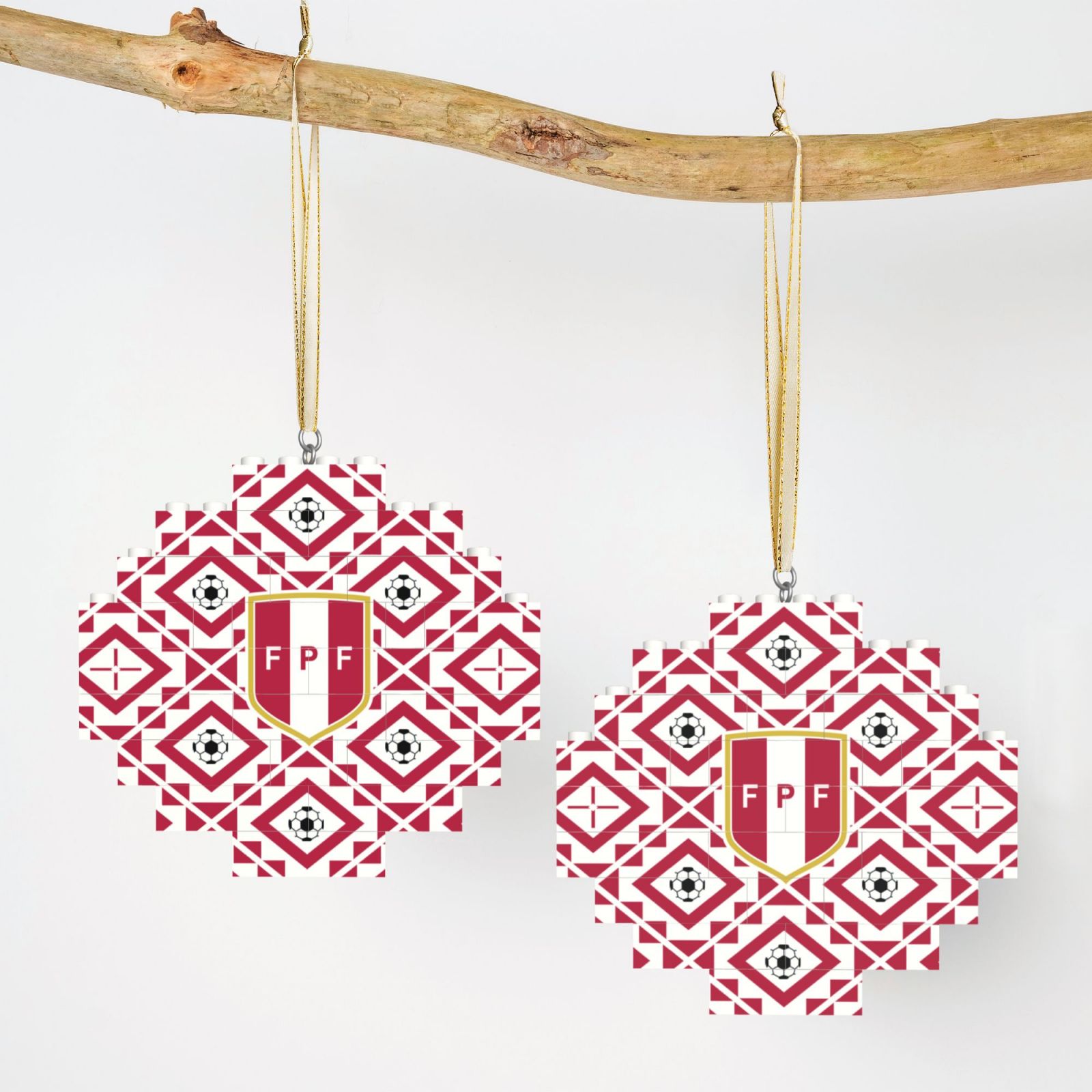 Peru Building Block Puzzle Ornament BBP2025