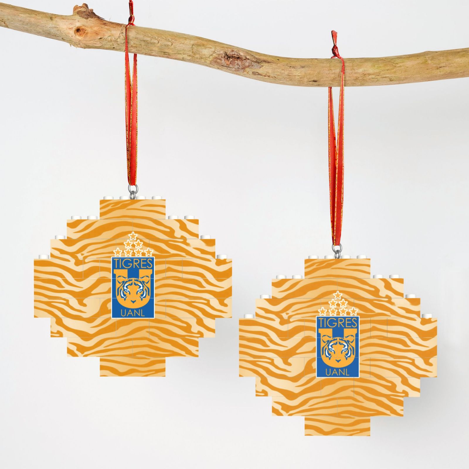 Tigres UANL Building Block Puzzle Ornament BBP2033