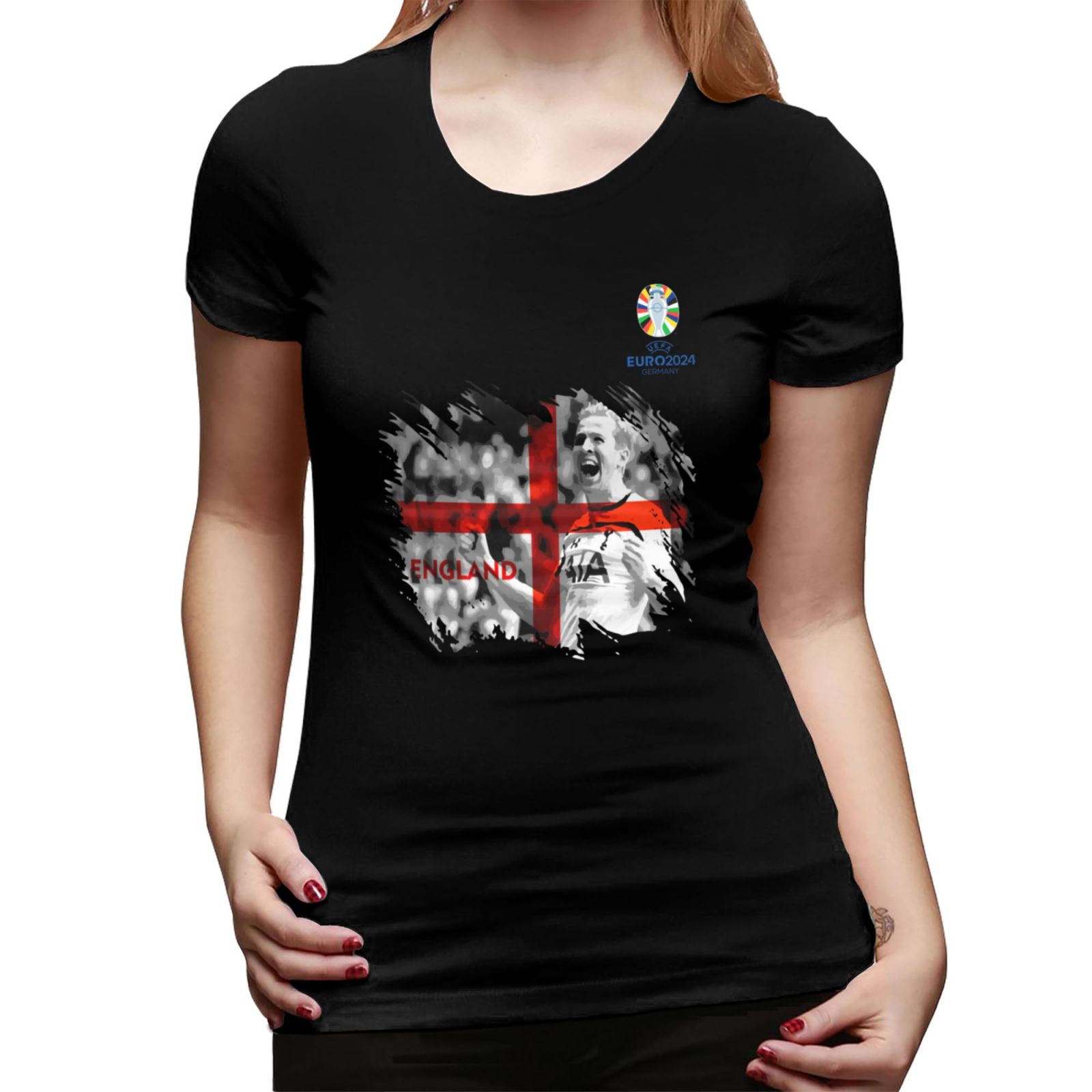 Woman's England EURO 2024 Basic Short Sleeve T-Shirt WBT1712